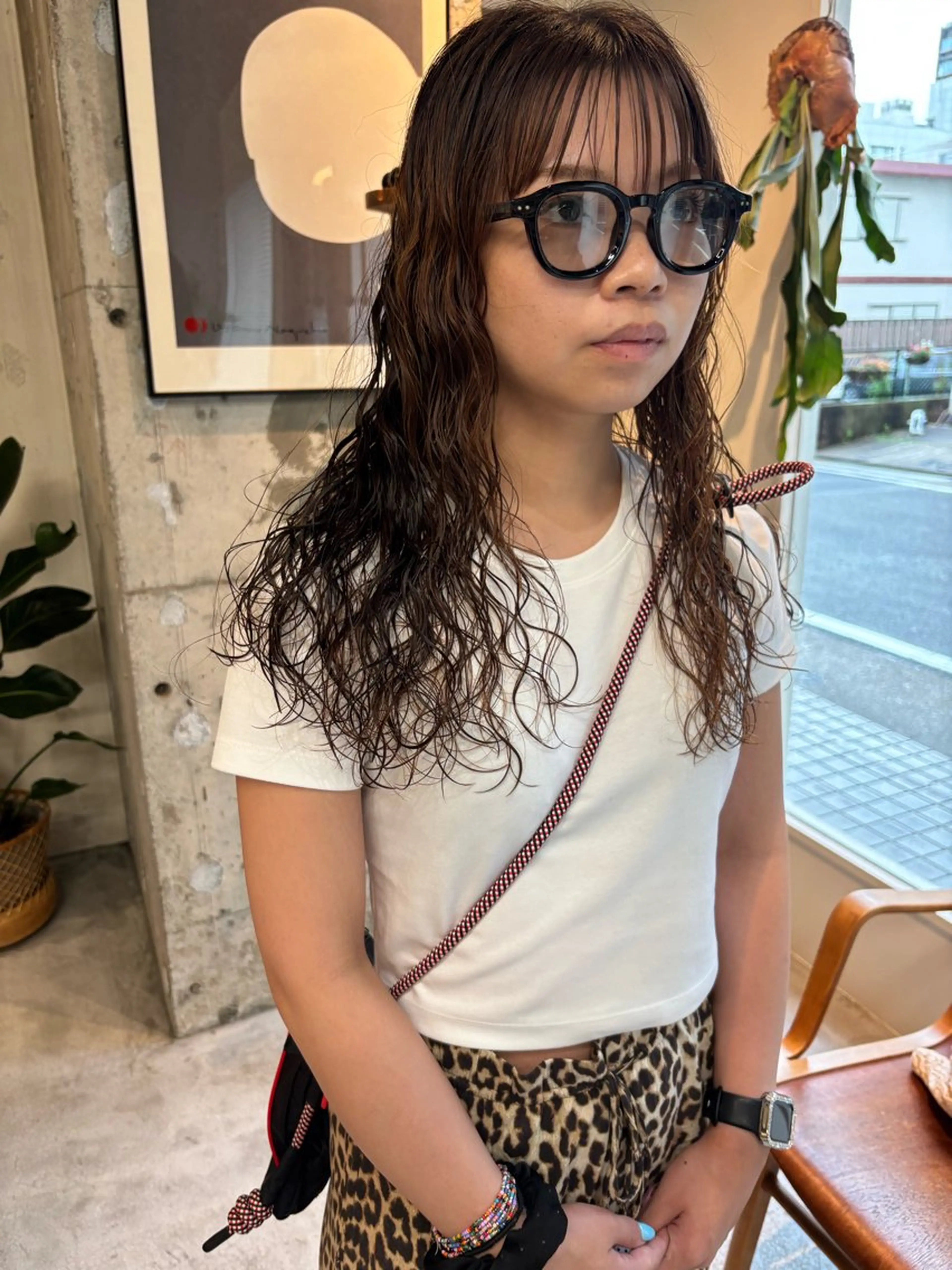 ロング パーマ カット パーマ naw所属・永田 愛莉のヘアスタイル