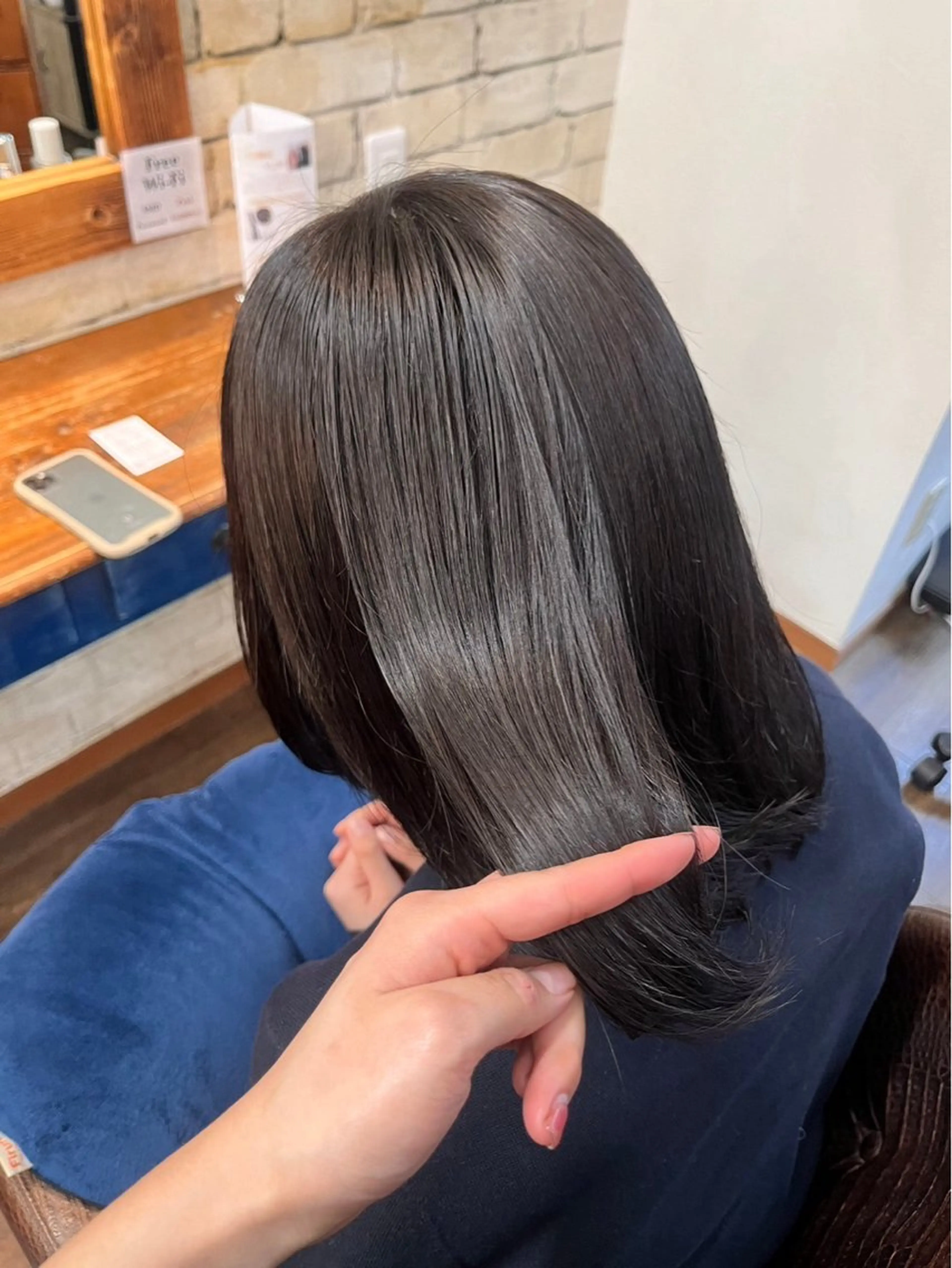 ミディアム Haruka韓国風 似合わせカット♡のヘアスタイル