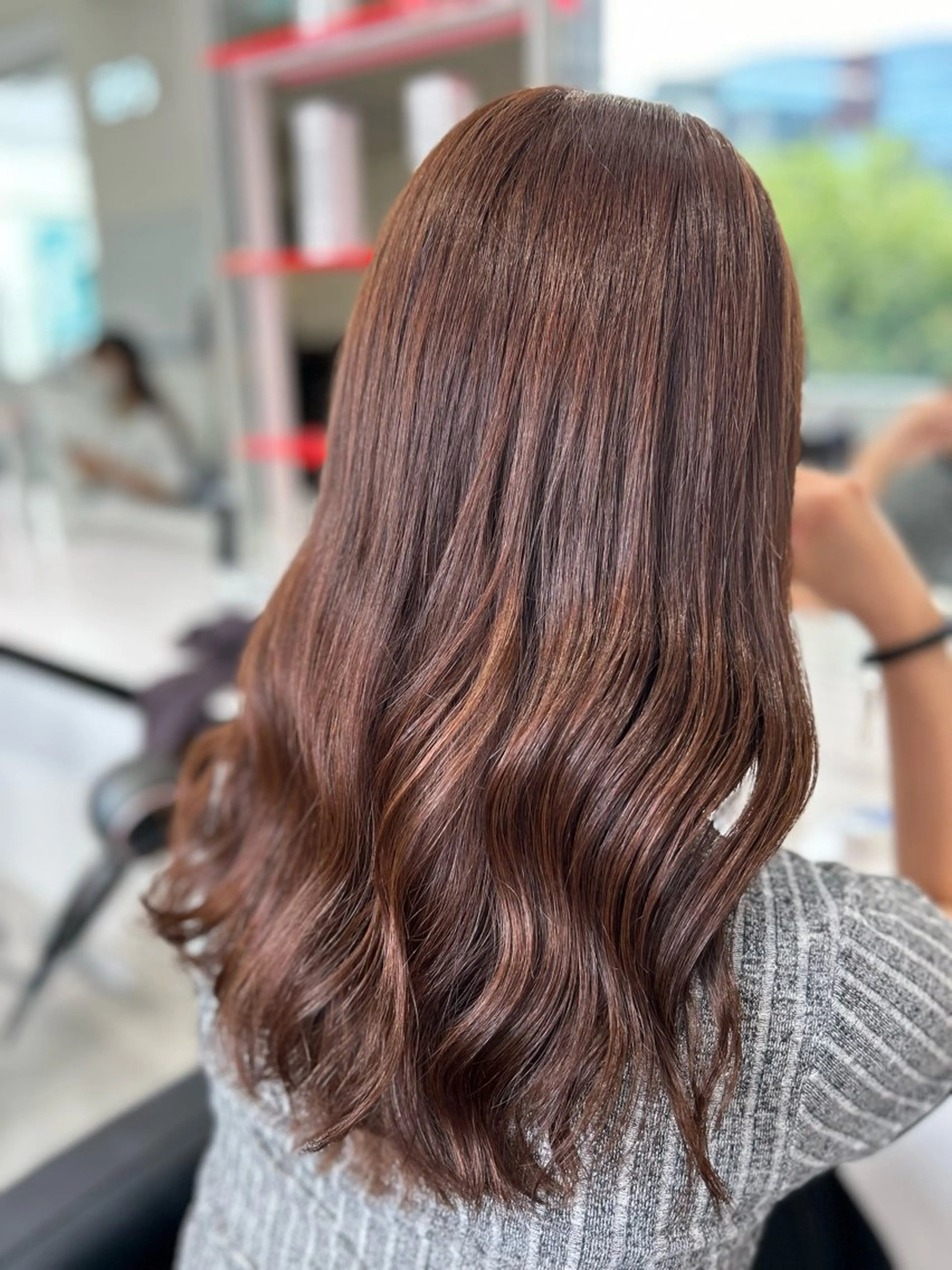 ロング 韓国レディヘア🤍 暗髪🤍miraiのヘアスタイル