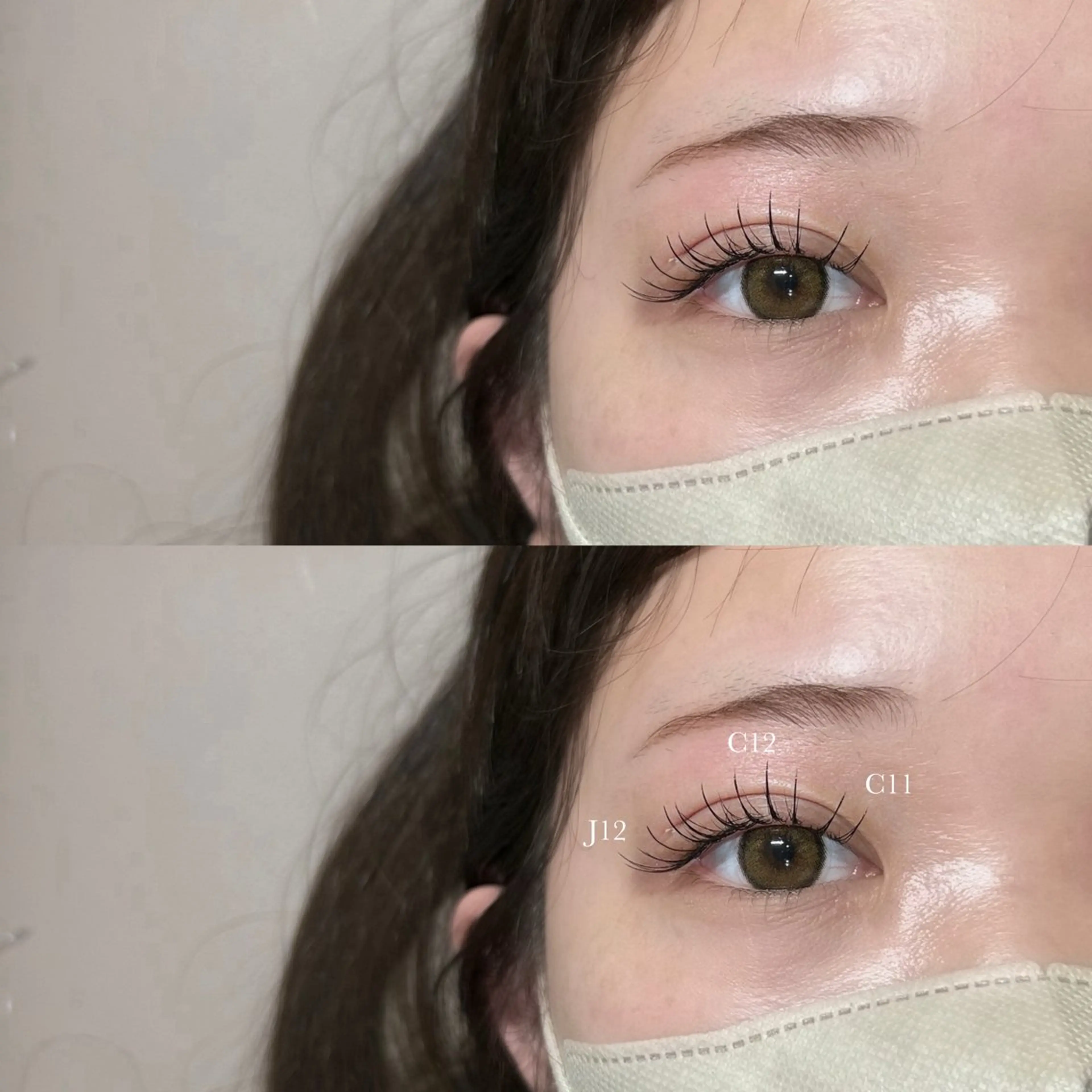 マツエク・マツパ Jカール ナチュラル KOCHAB  EYELASH所属・KOCHAB EYELASH田村のマツエク・マツパデザイン