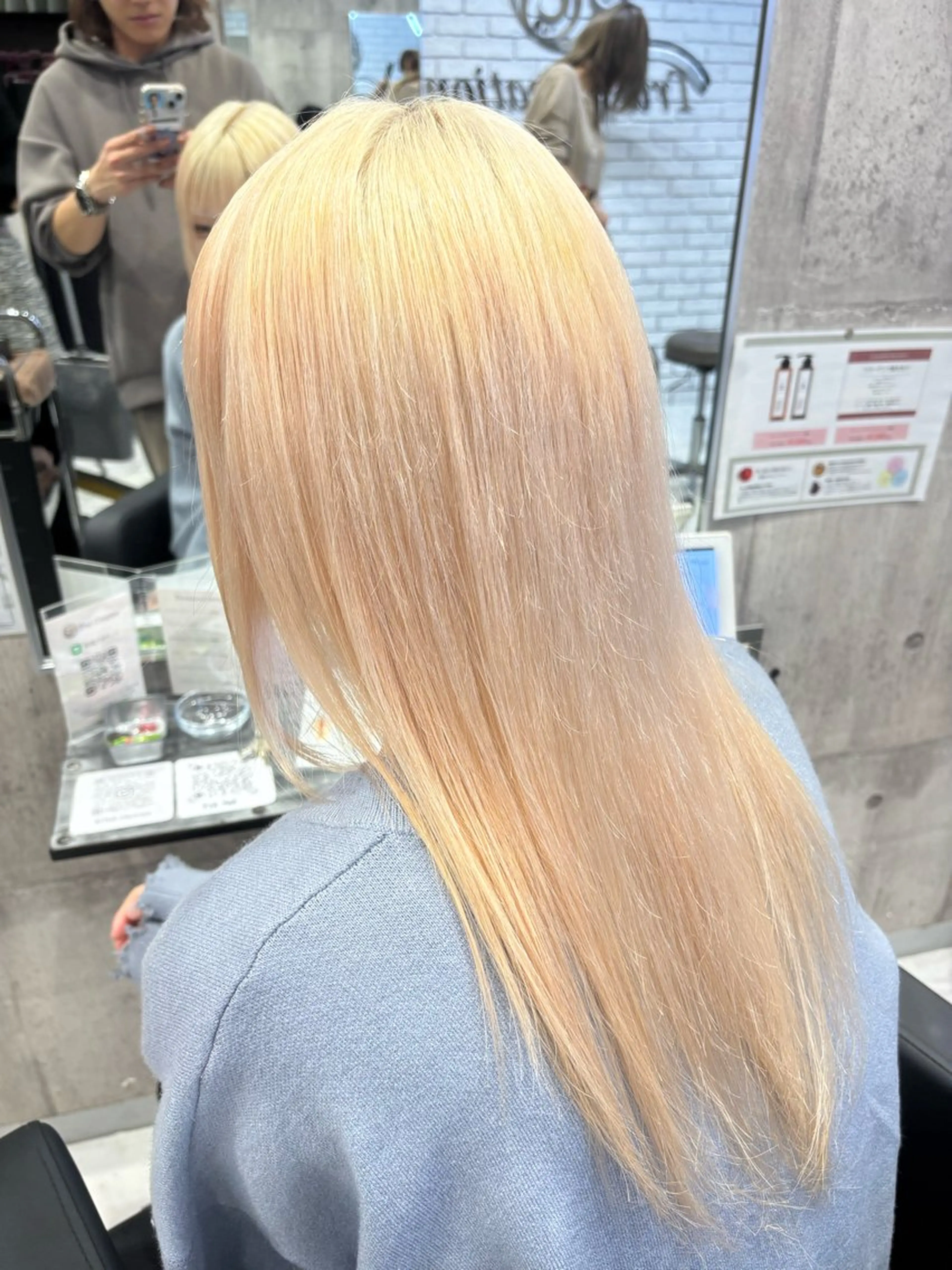 ロング ヘアカラー ボブ／"質感再生"艶 カラー🫧sHOMaのヘアスタイル