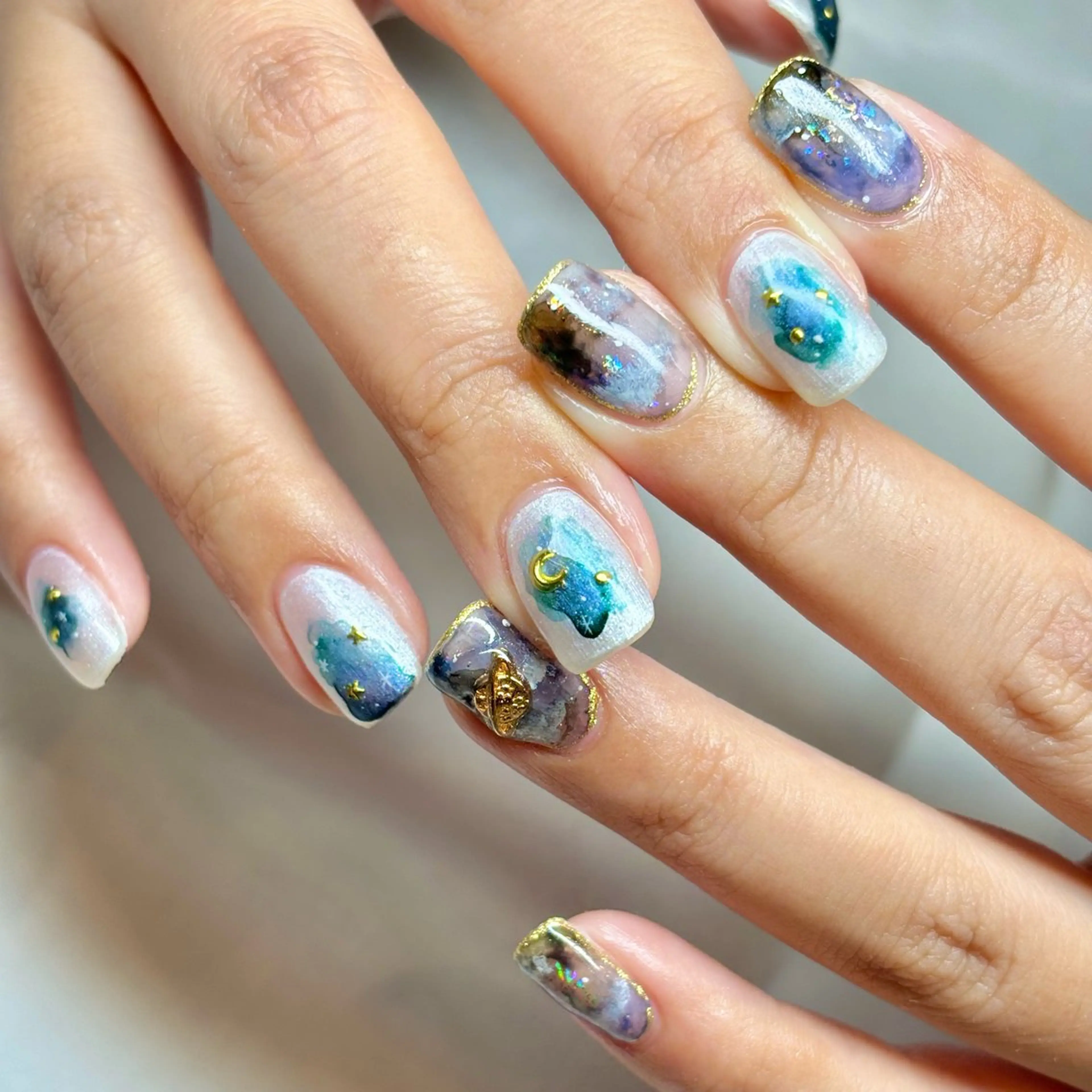メンズ ネイル nail&eye Aoのマツエク・マツパデザイン