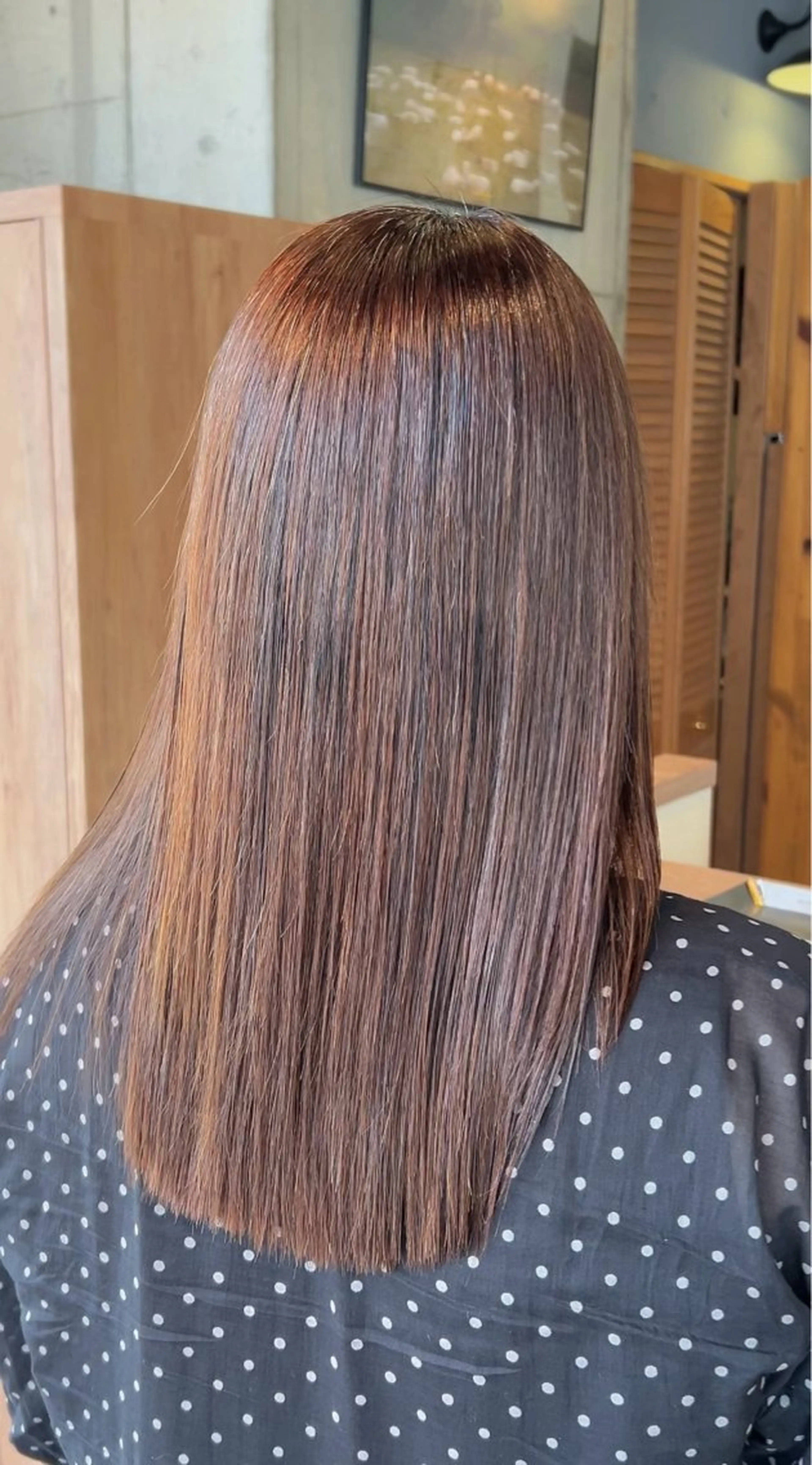 セミロング カット 縮毛矯正 清永 隆二のヘアスタイル