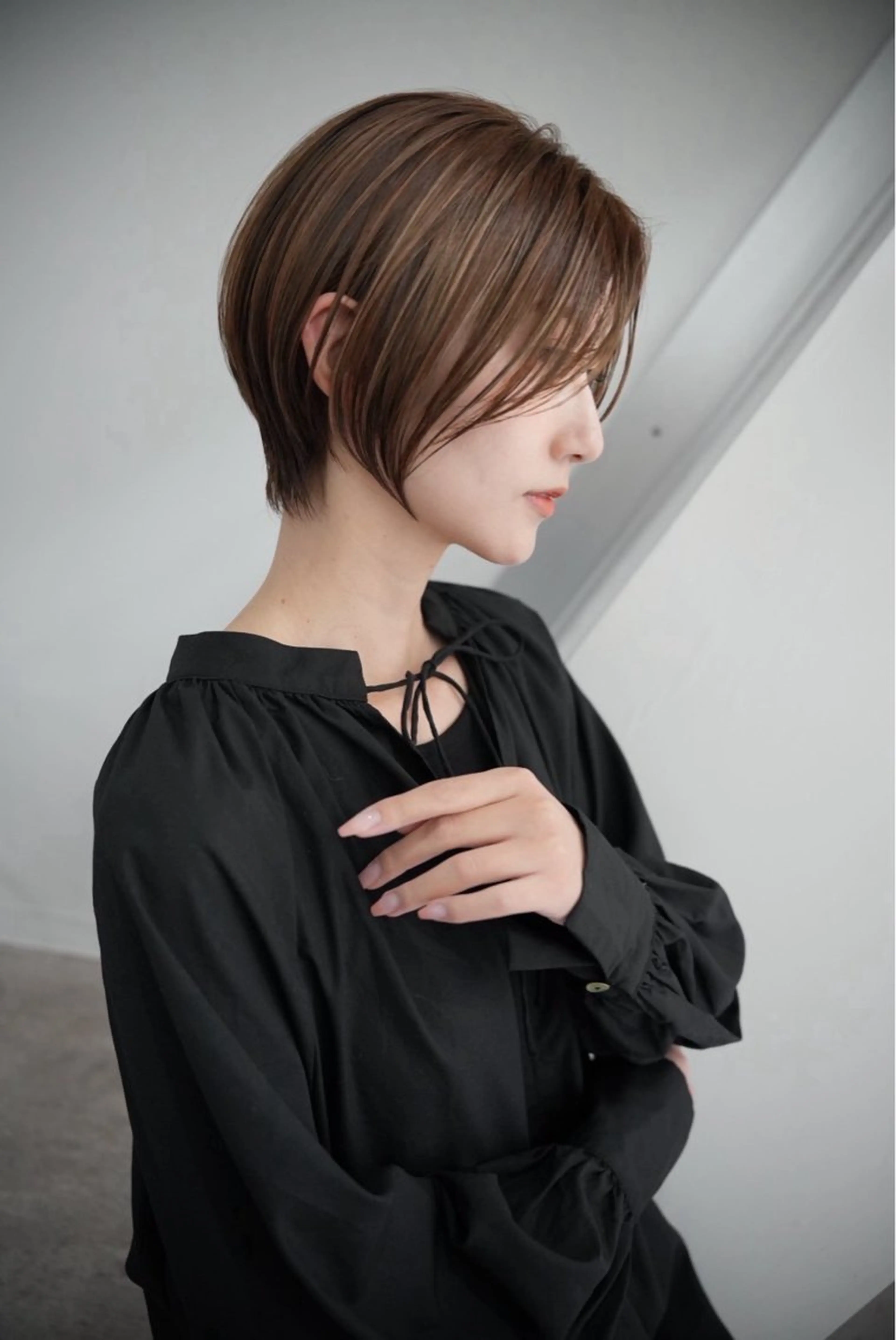 ショート ヘアカラー トリートメント ヘッドスパ soigne 表参道【ソワネ】所属・艶髪🩰透明感カラー 🫧あやみのヘアスタイル