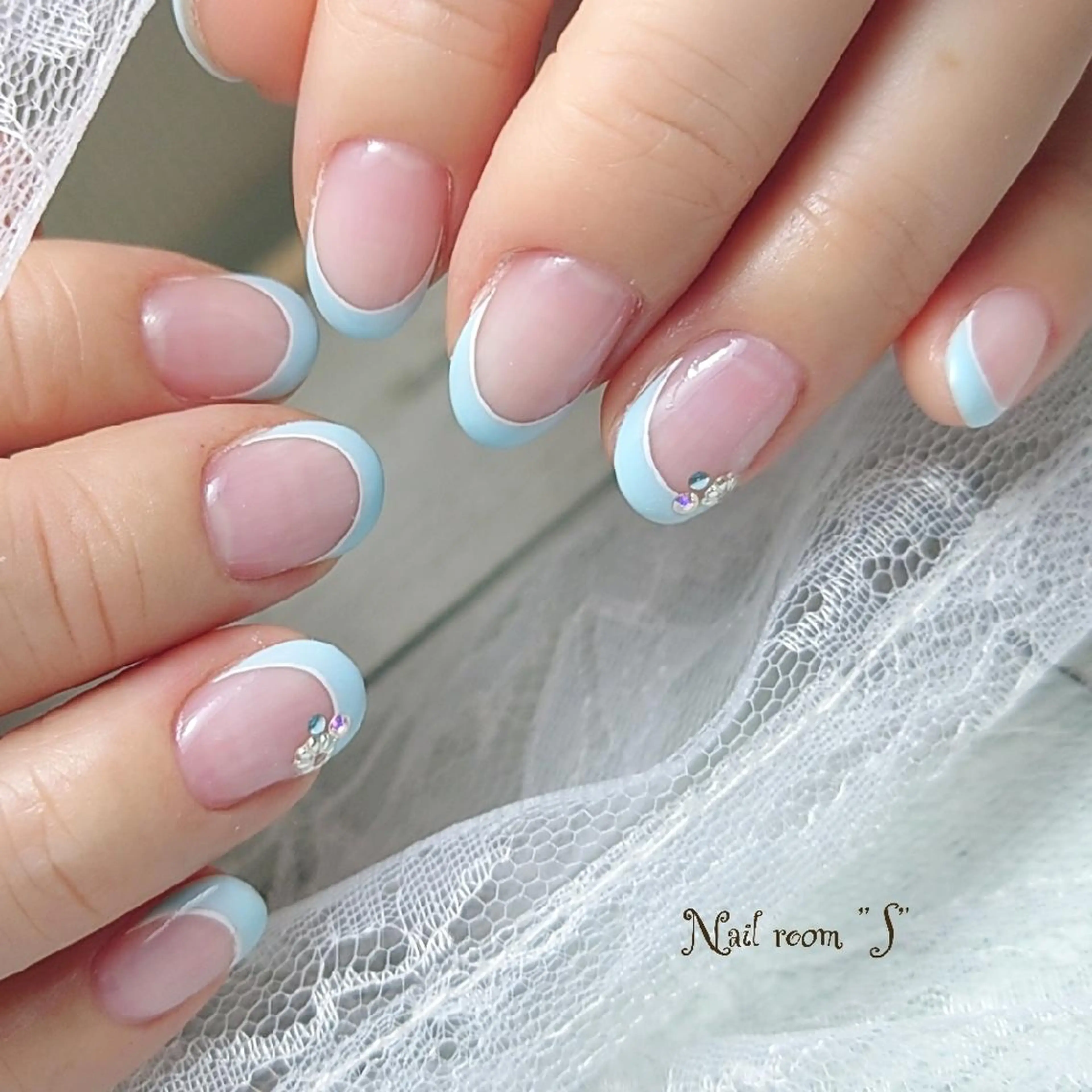 ネイル フレンチネイル シンプルネイル Nail room  "S"  SAKAIのネイルデザイン