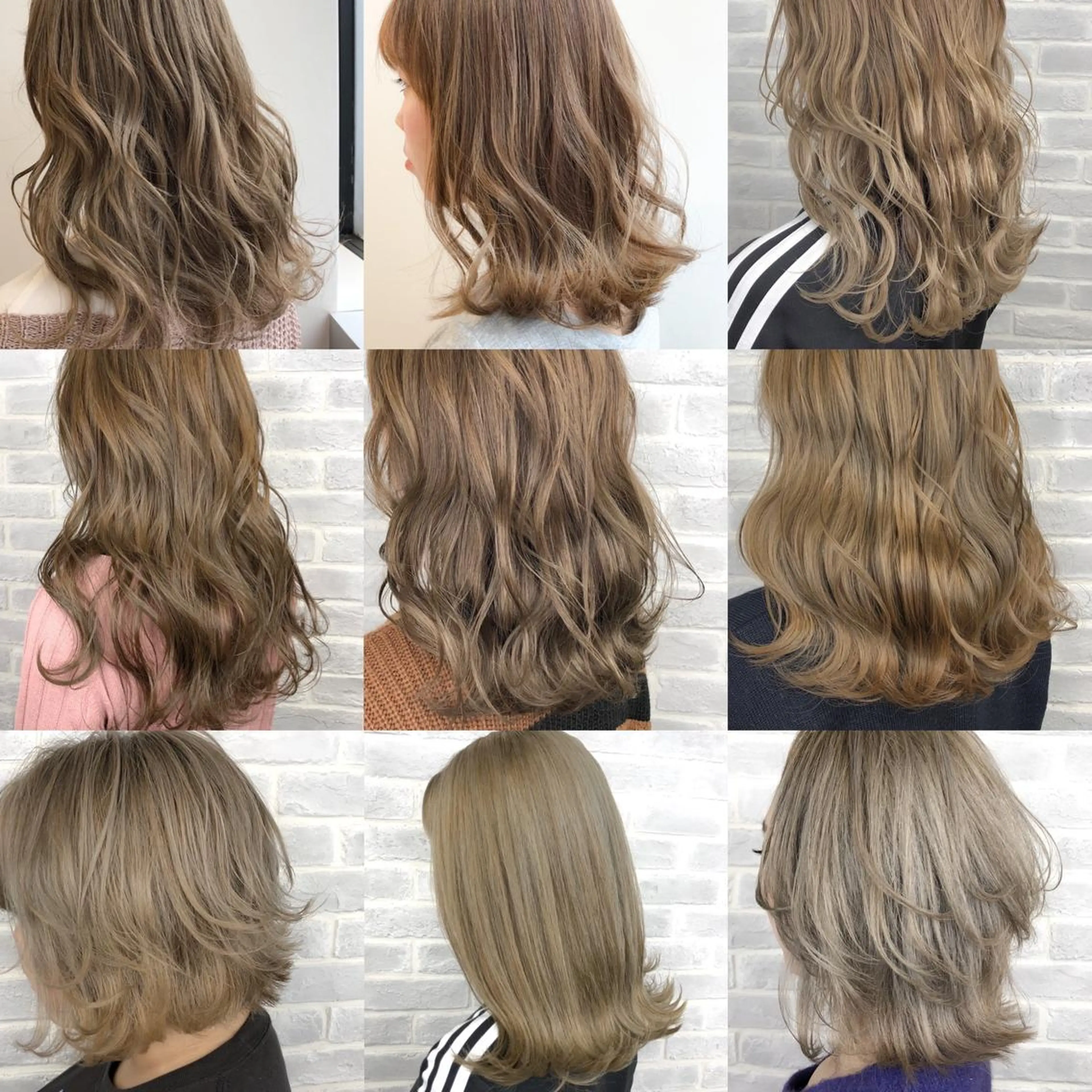 セミロング カラー ブリーチ eclair.髪質改善&トリートメント所属・【艶髪、透明感】西村 有司のヘアスタイル