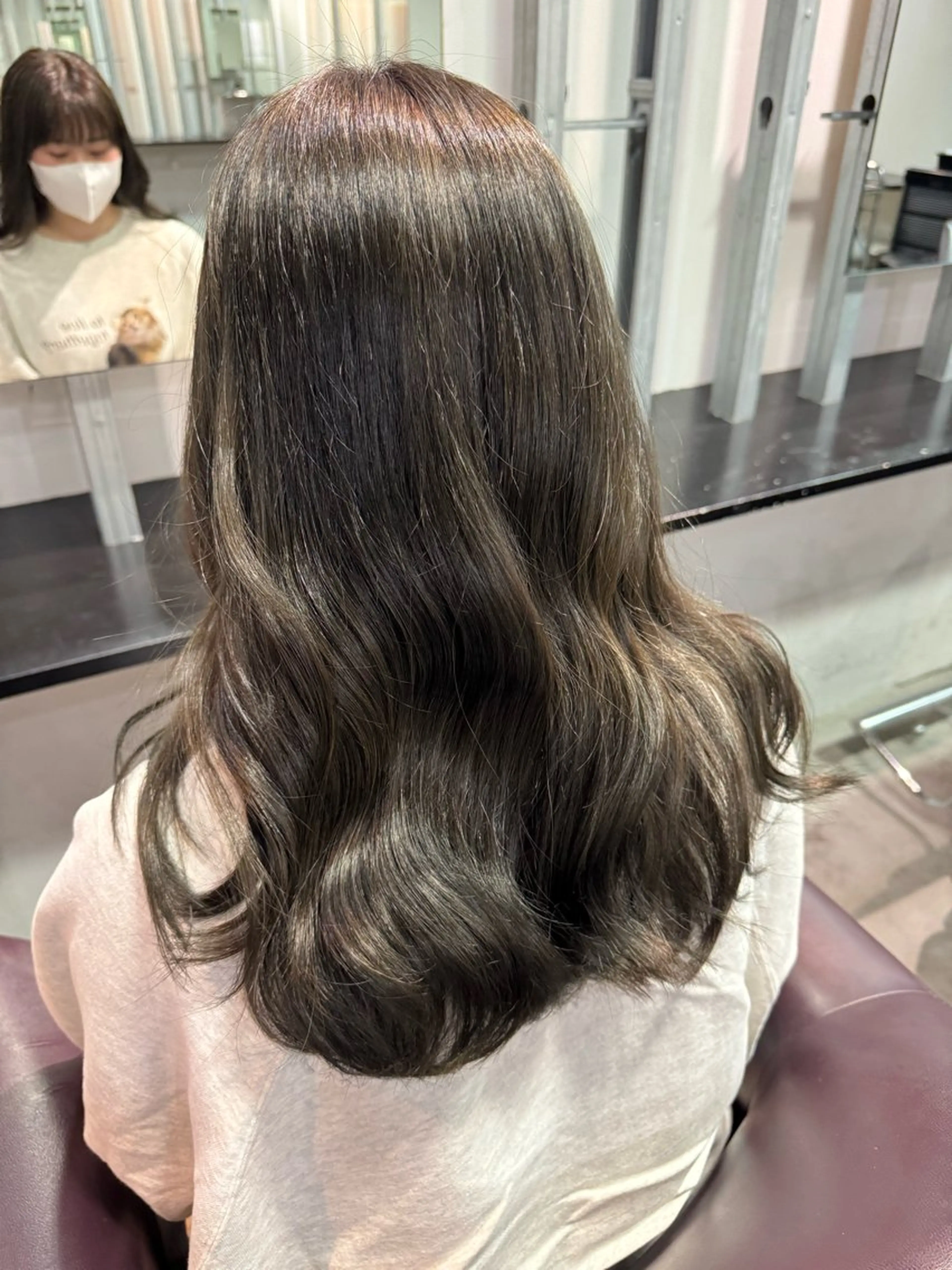 ロング カラー グレージュ ベージュ透明感カラー 🫧AYUMI🫧のヘアスタイル