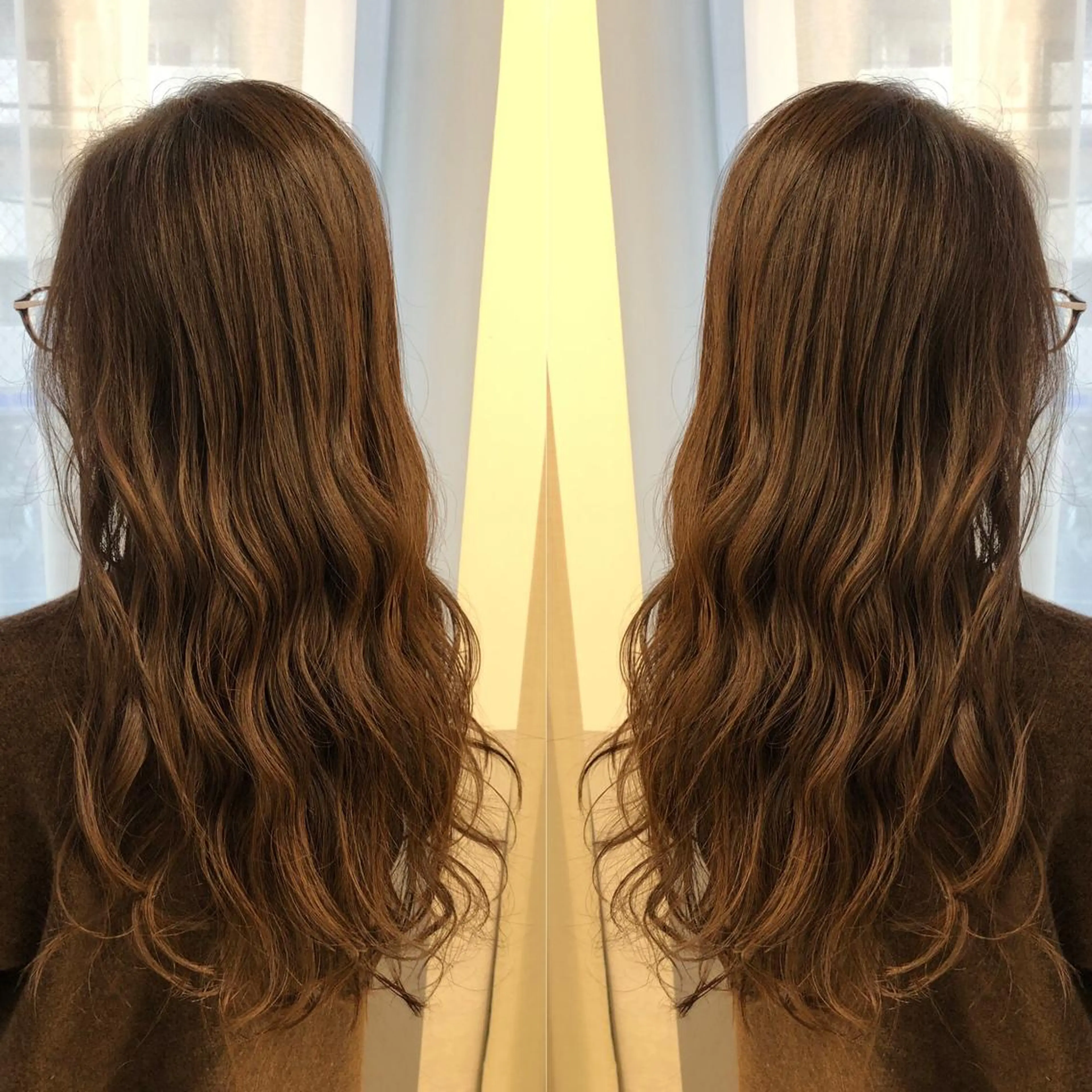 ロング カラー ブラウンカラー 天野 涼のヘアスタイル