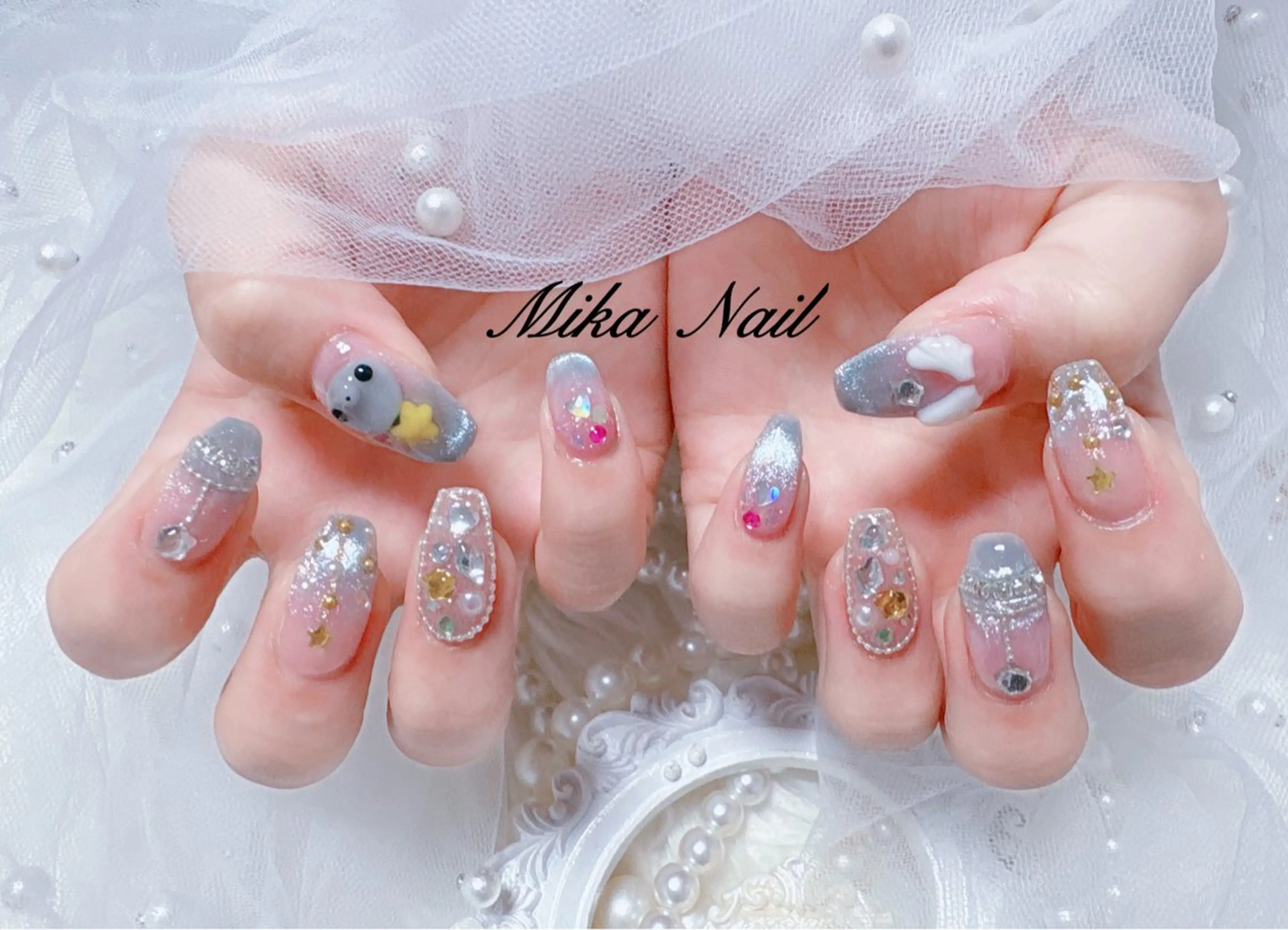 ネイル 持ち込み ハンドネイル Mika Nailのネイルデザイン