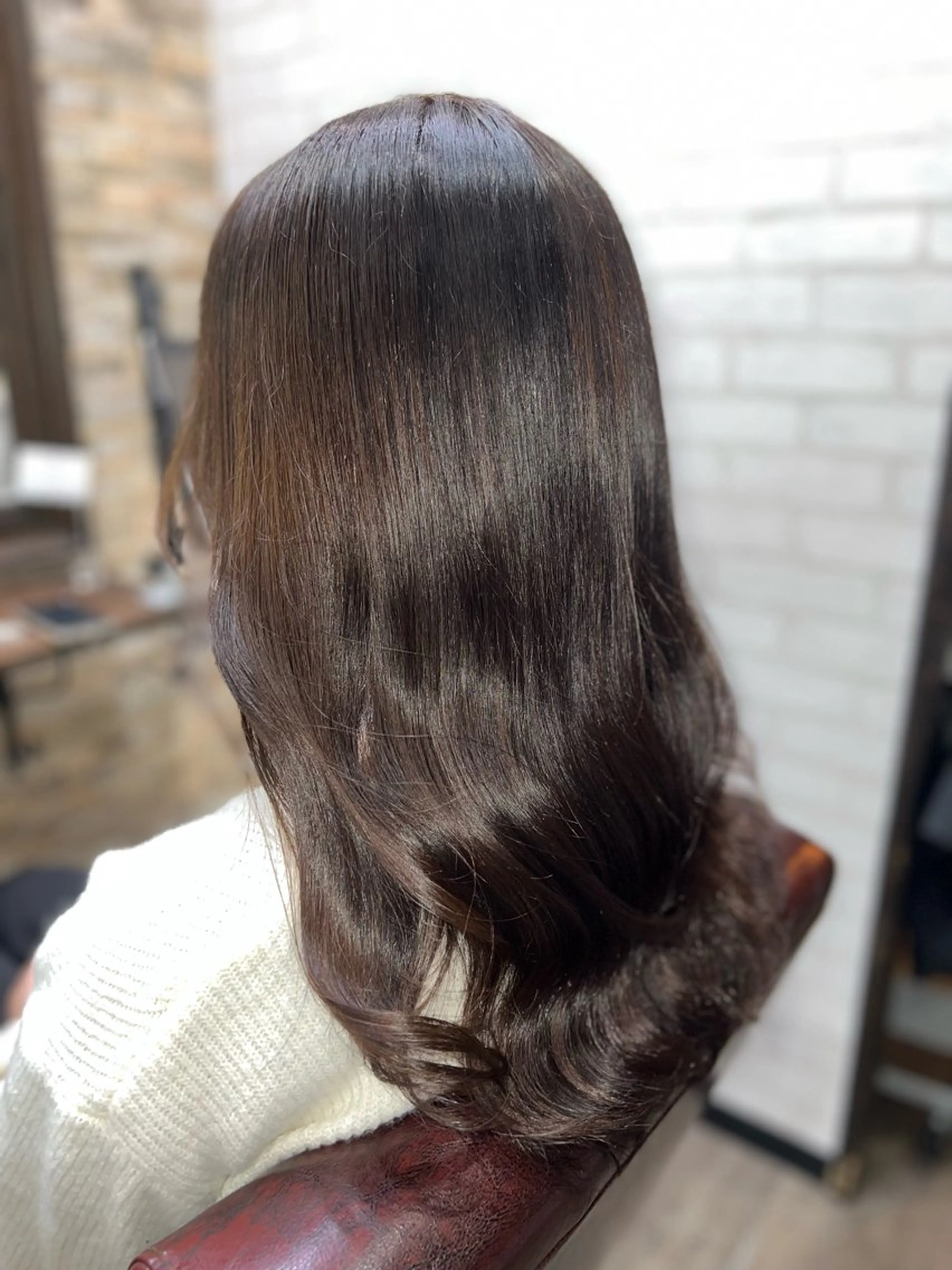 ロング カット ヘアカラー トリートメント 多賀 順平のヘアスタイル