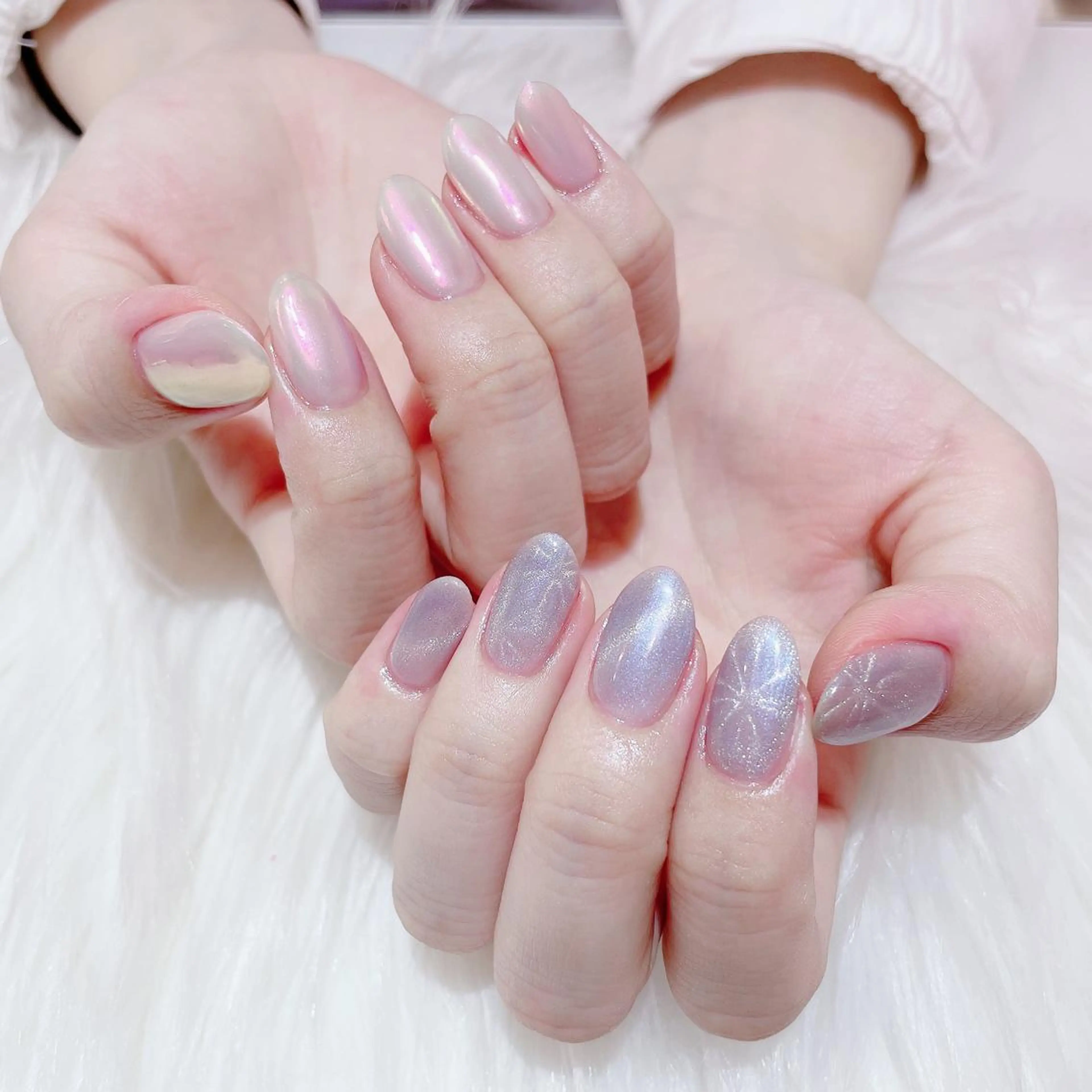 ネイル ✨Serenity ワンホンネイルのネイルデザイン