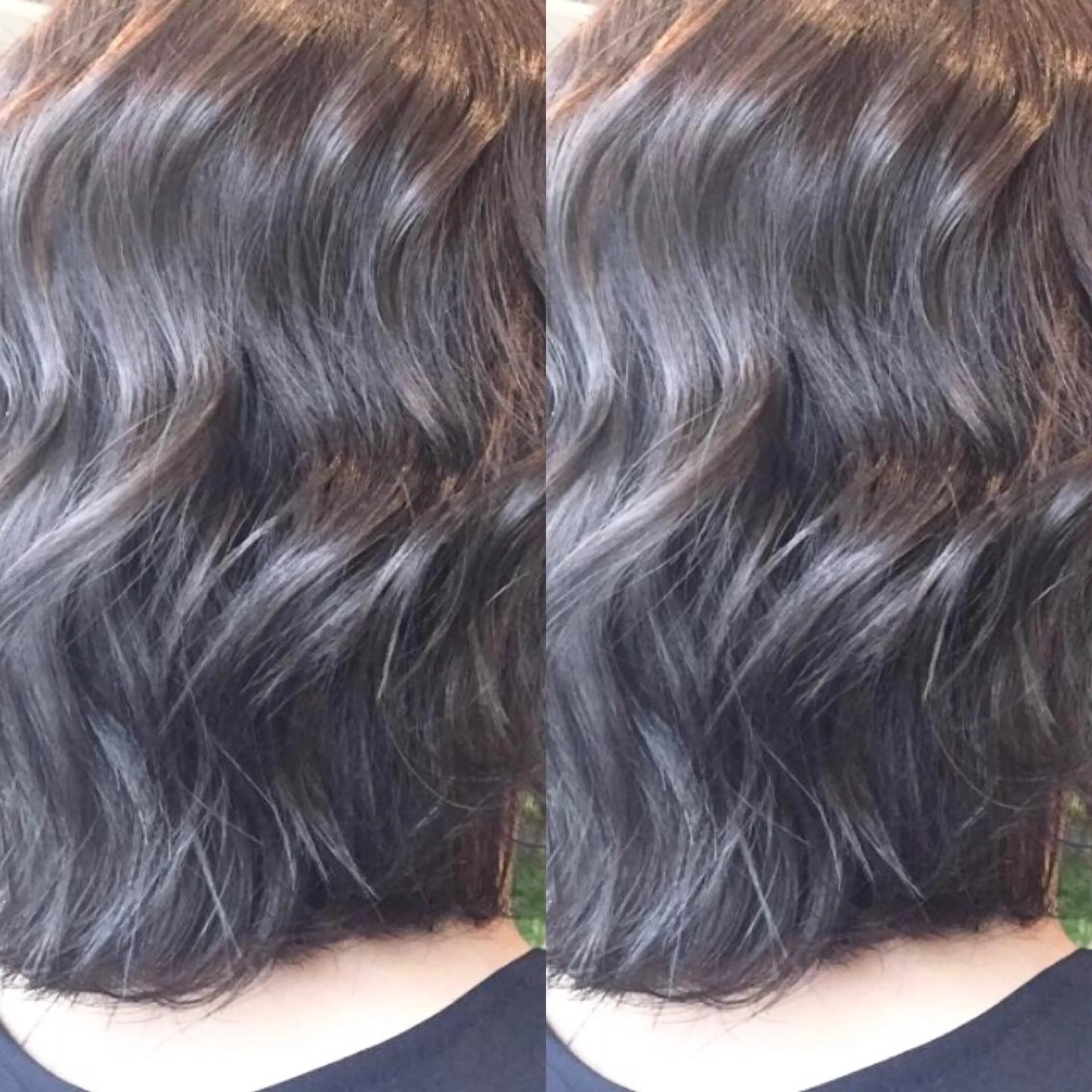 ミディアム カラー カット Hanna by W_SALONのヘアスタイル