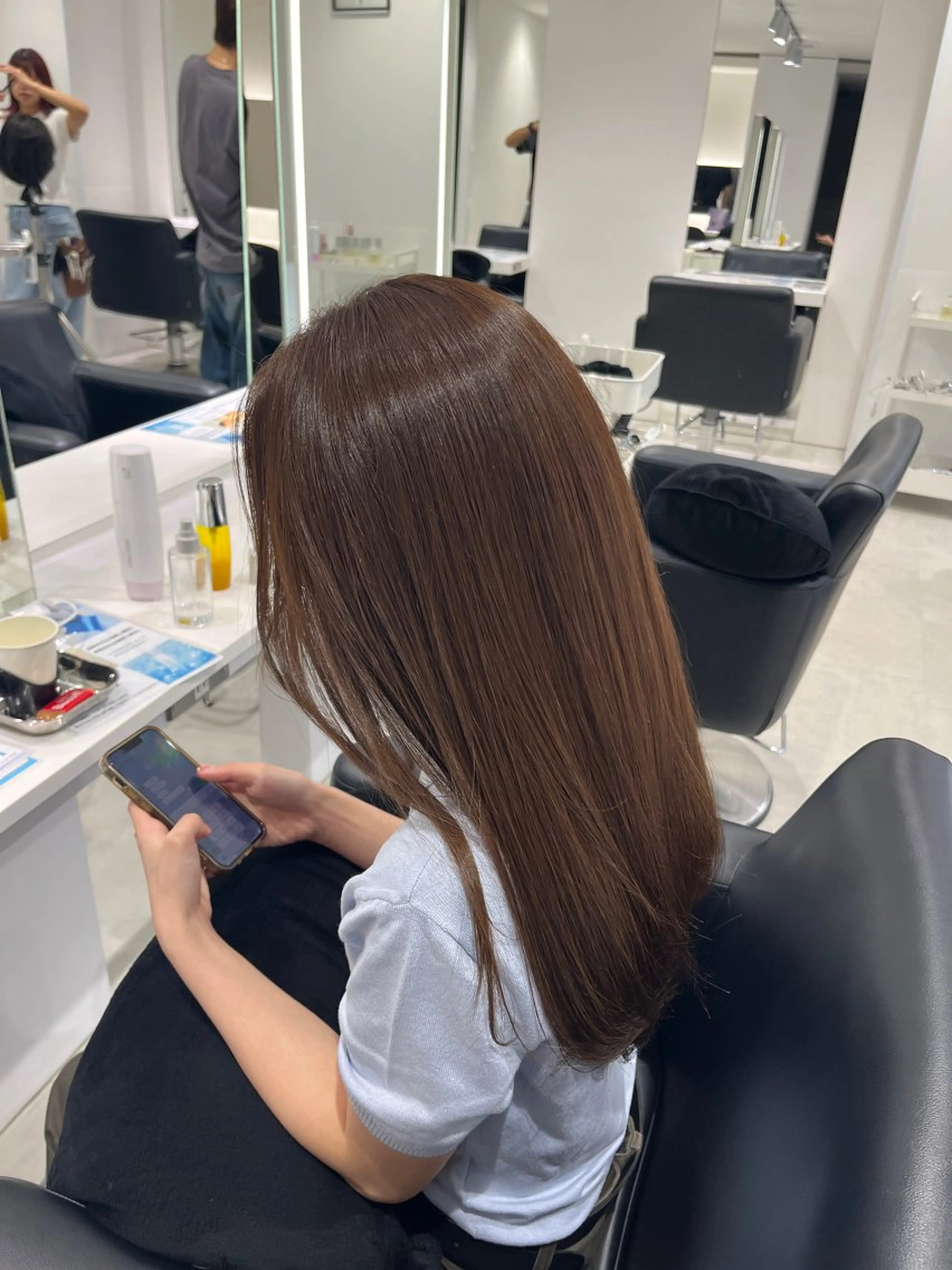 カラー やわらかカラー/ くす透け/aya🦙のヘアスタイル