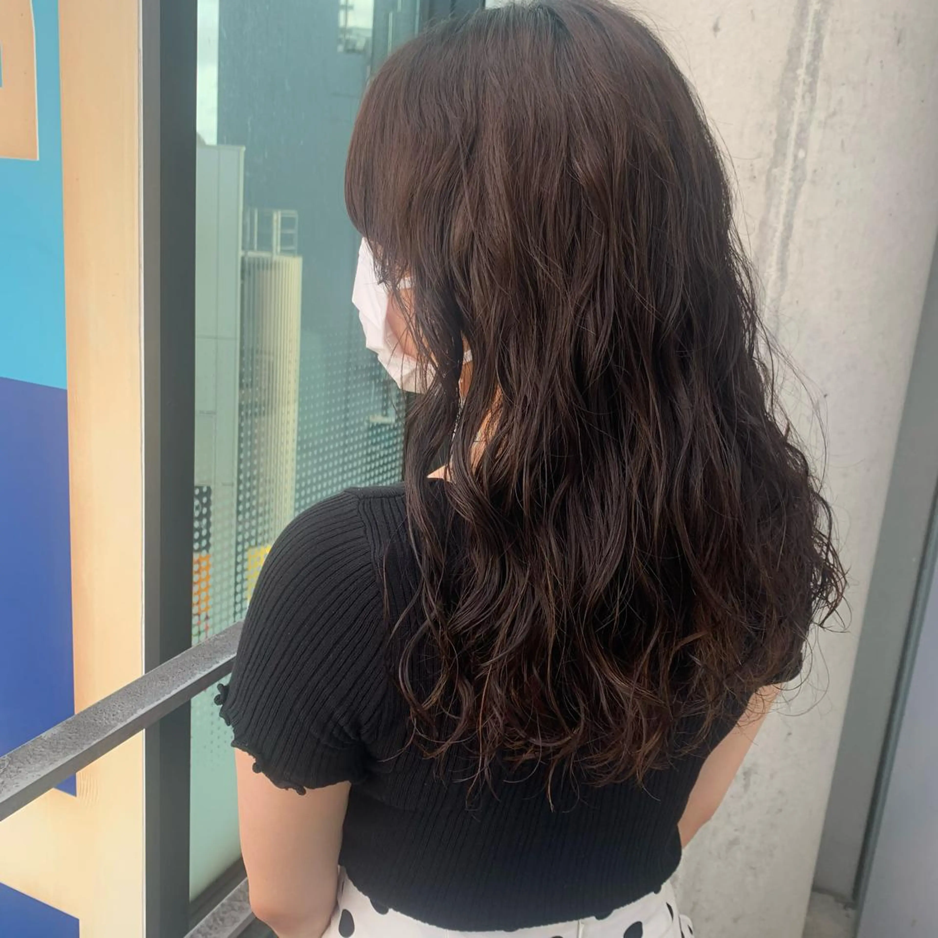 ロング パーマ SALOWIN川崎WEST店所属・🌷川崎/アレンジ/ 暖色ボブ/コトネ🌷のヘアスタイル