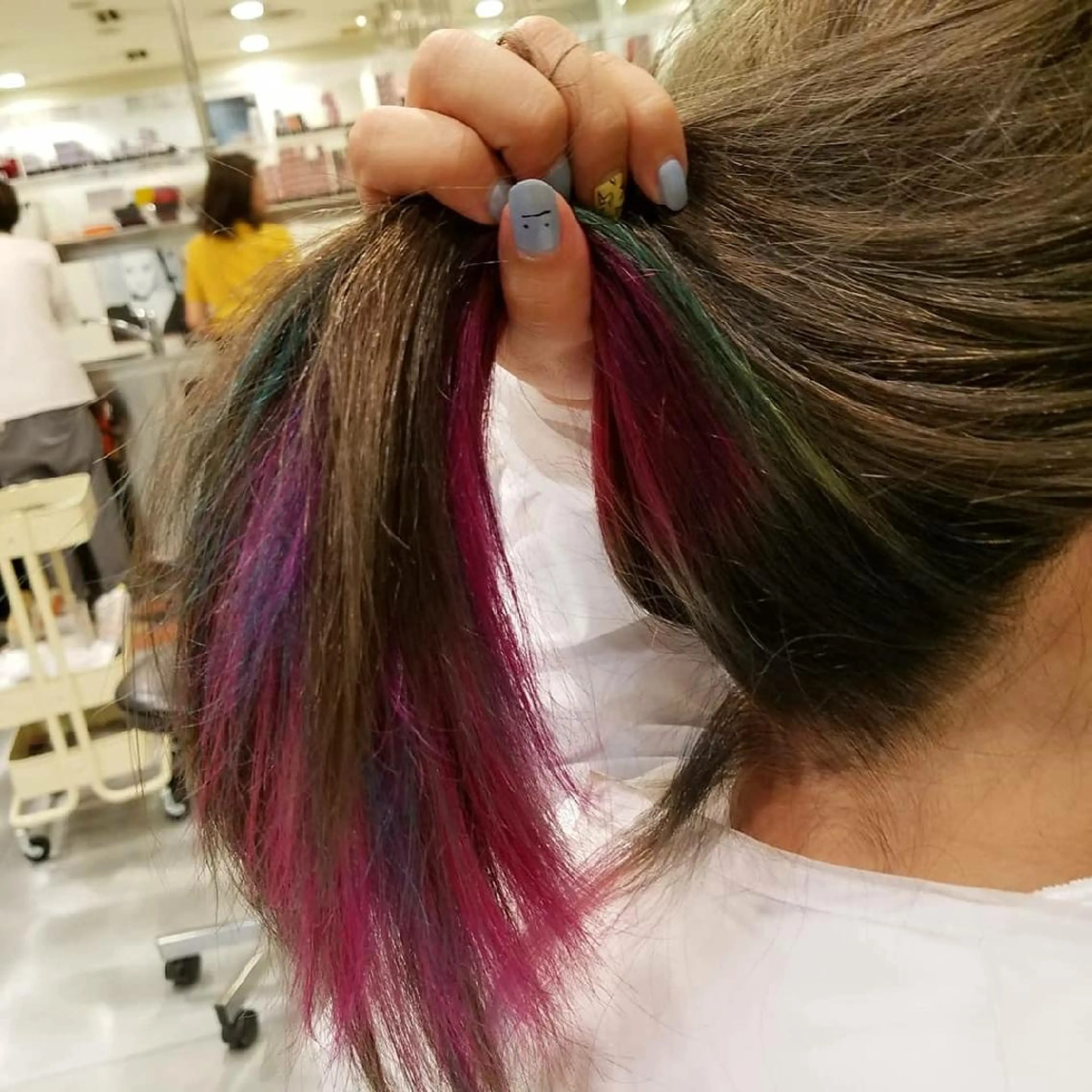 カラー ユニコーンカラー EMANON名古屋所属・美谷添（ミヤゾエ） まどか大人ヘアサロンのヘアスタイル