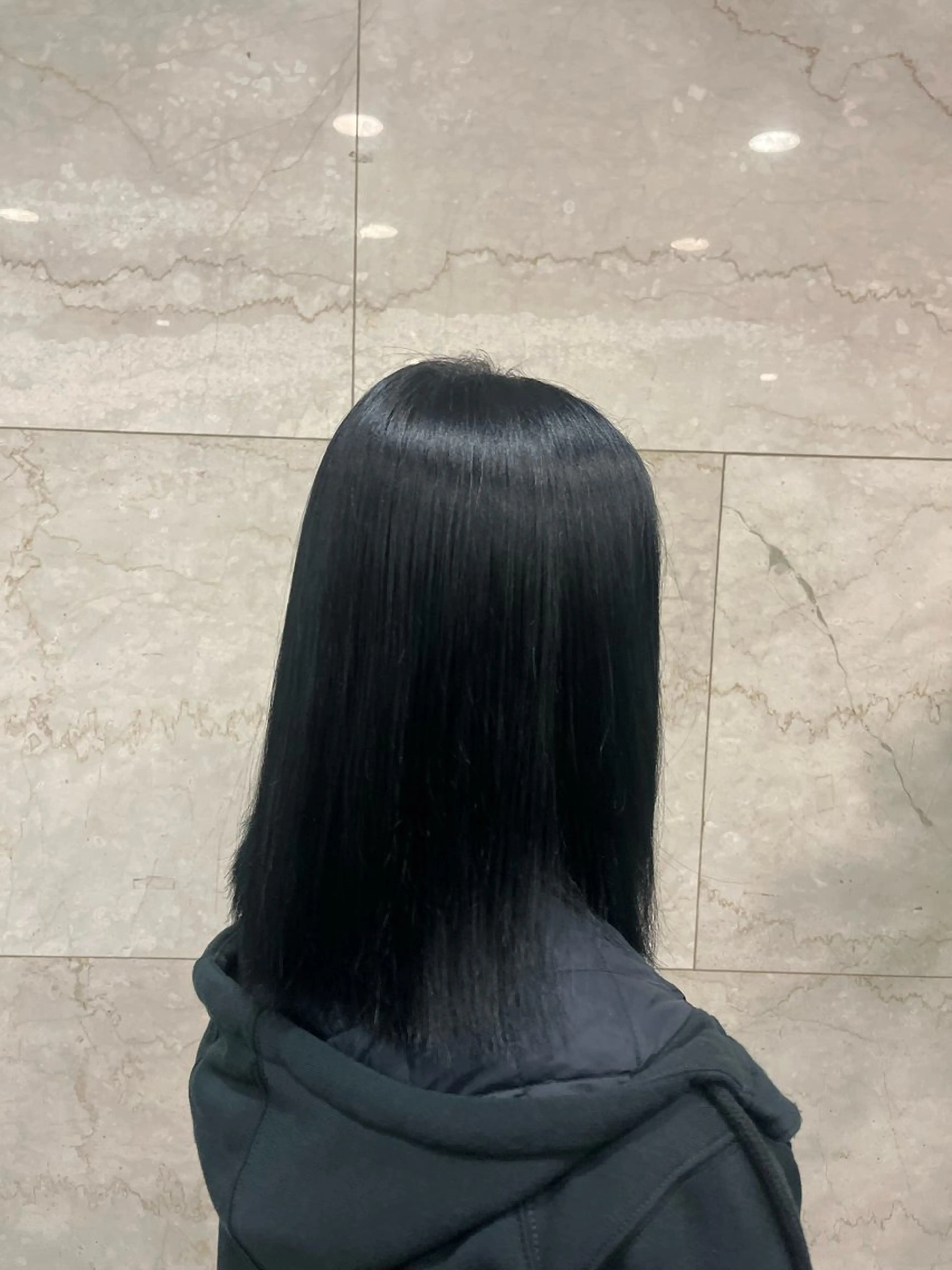 カラー カット ヘアカラー えんぐちとも／透明感 カラー／博多ボブのヘアスタイル