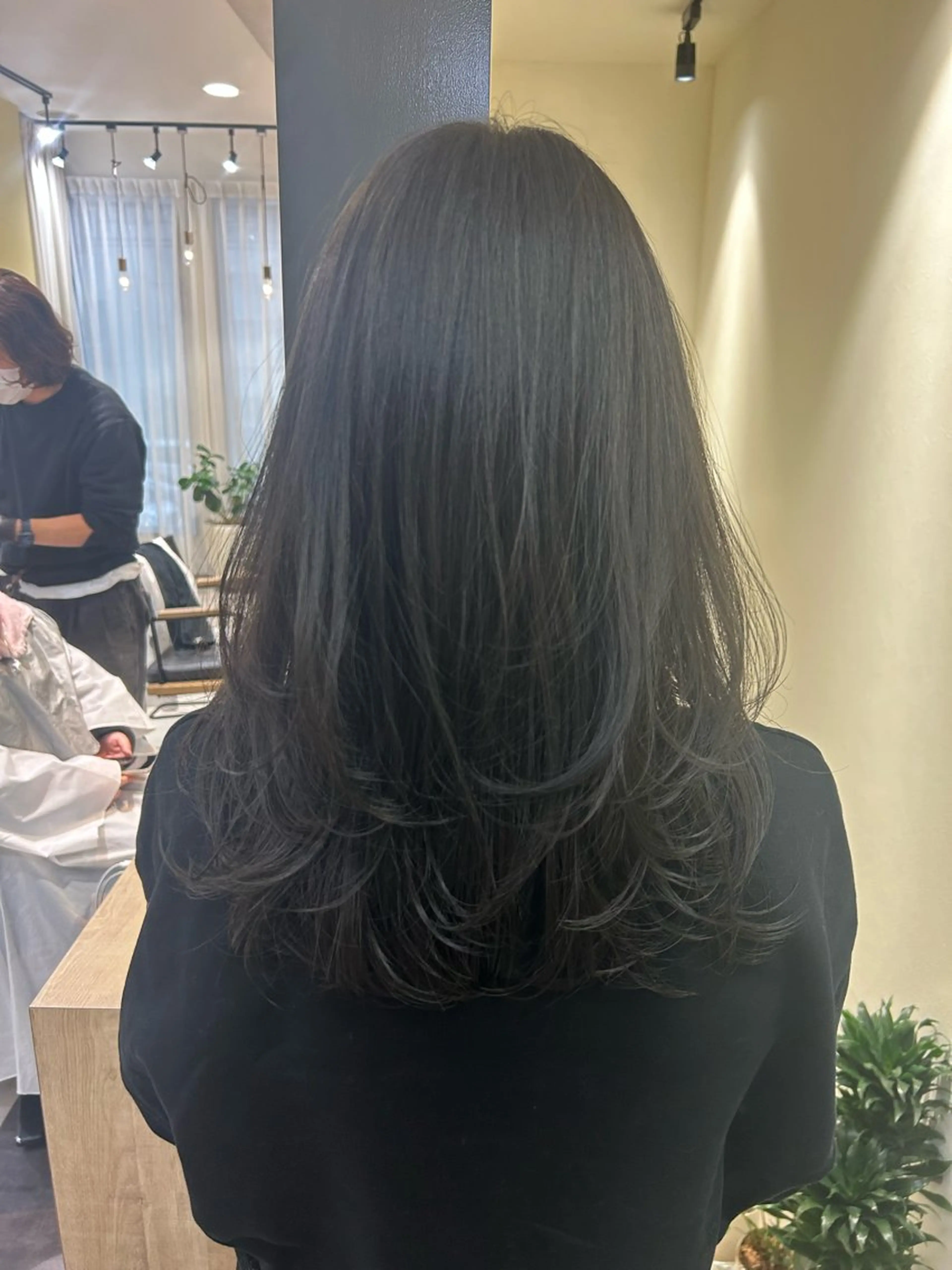 ロング カラー レイヤーカット カット ヘアカラー トリートメント hub hair レイヤー/透明感のヘアスタイル