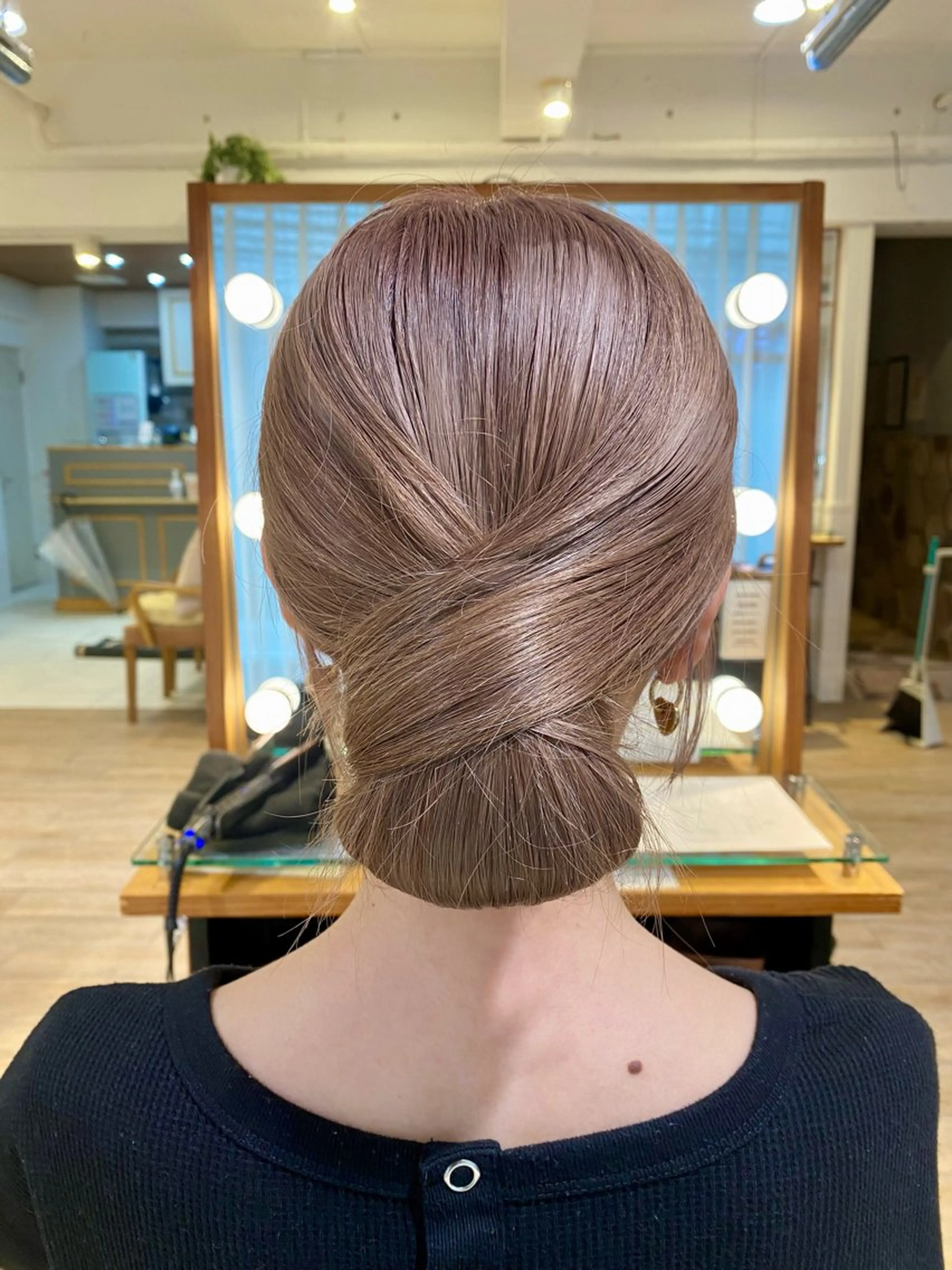 セミロング ヘアアレンジ 金谷 美幸のヘアスタイル