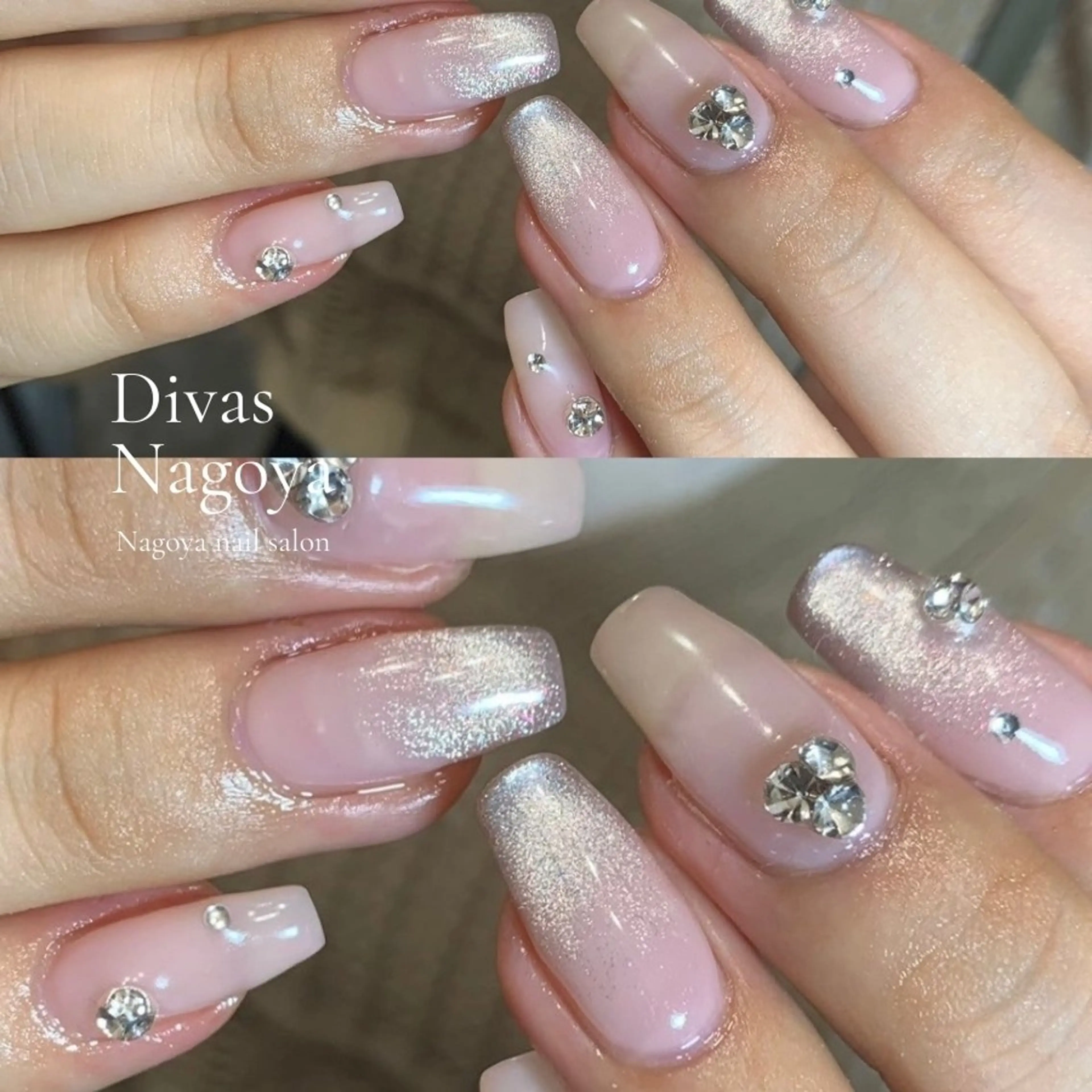 ネイル アートネイル 韓国ネイル マットネイル ミラーネイル ニュアンスネイル 🎀 Divas _Nagoyaのネイルデザイン