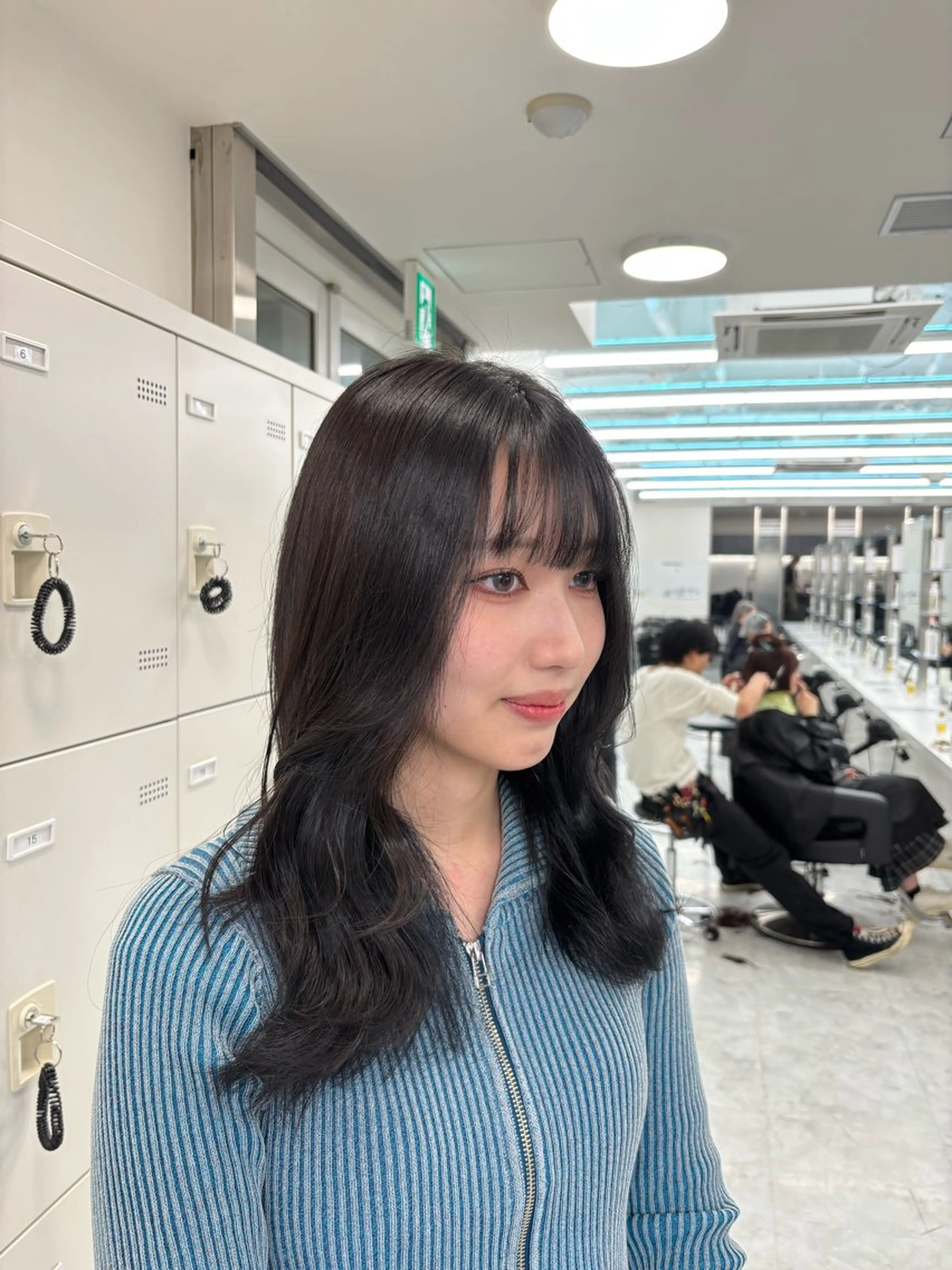 ロング カラー カット ヘアカラー ヘッドスパ ヘアセット 斗和🫧天神/ハイ トーン／透明感カラーのヘアスタイル