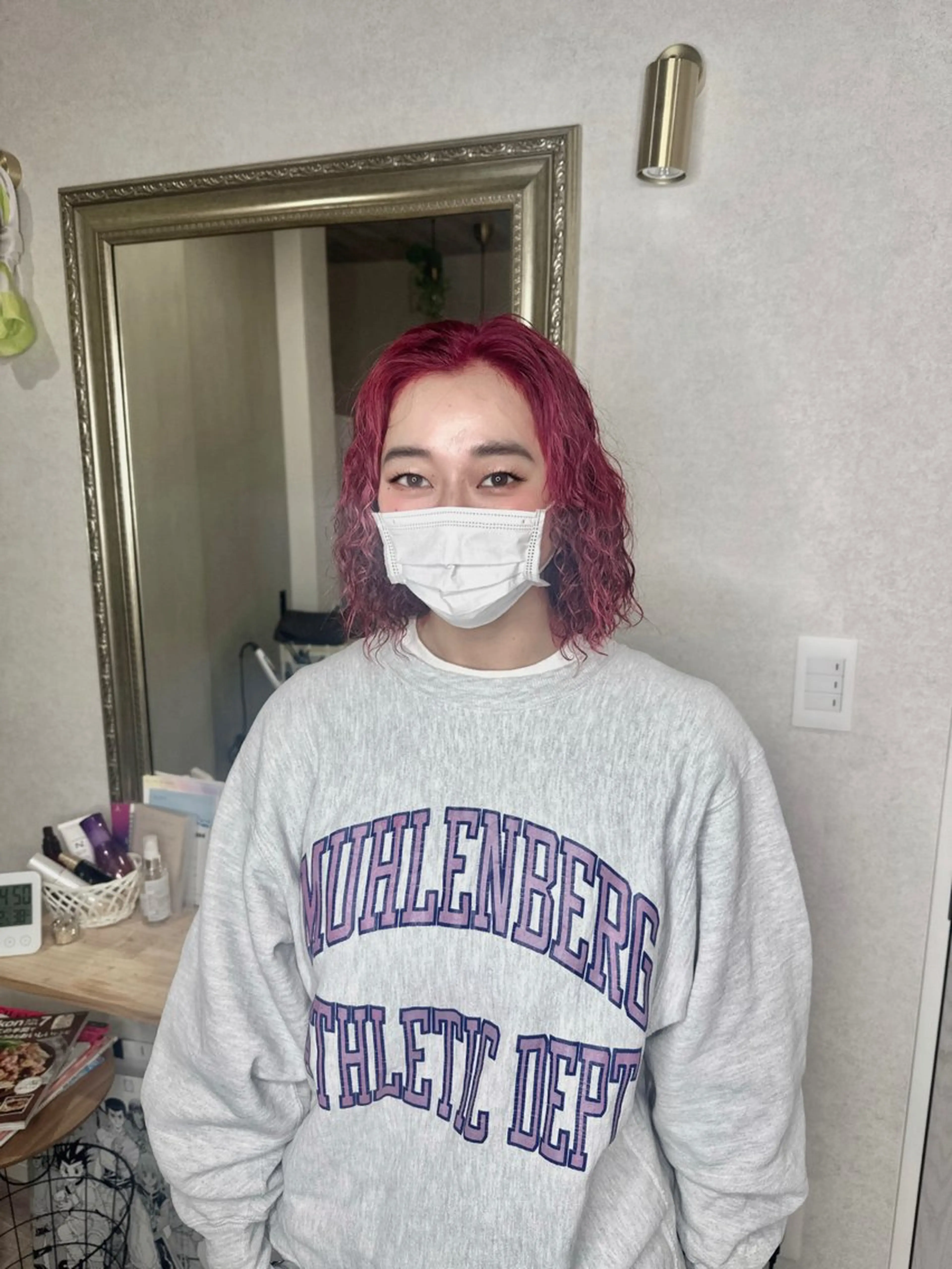 セミロング カラー カット ヘアカラー トリートメント Designer EGGのマツエク・マツパデザイン