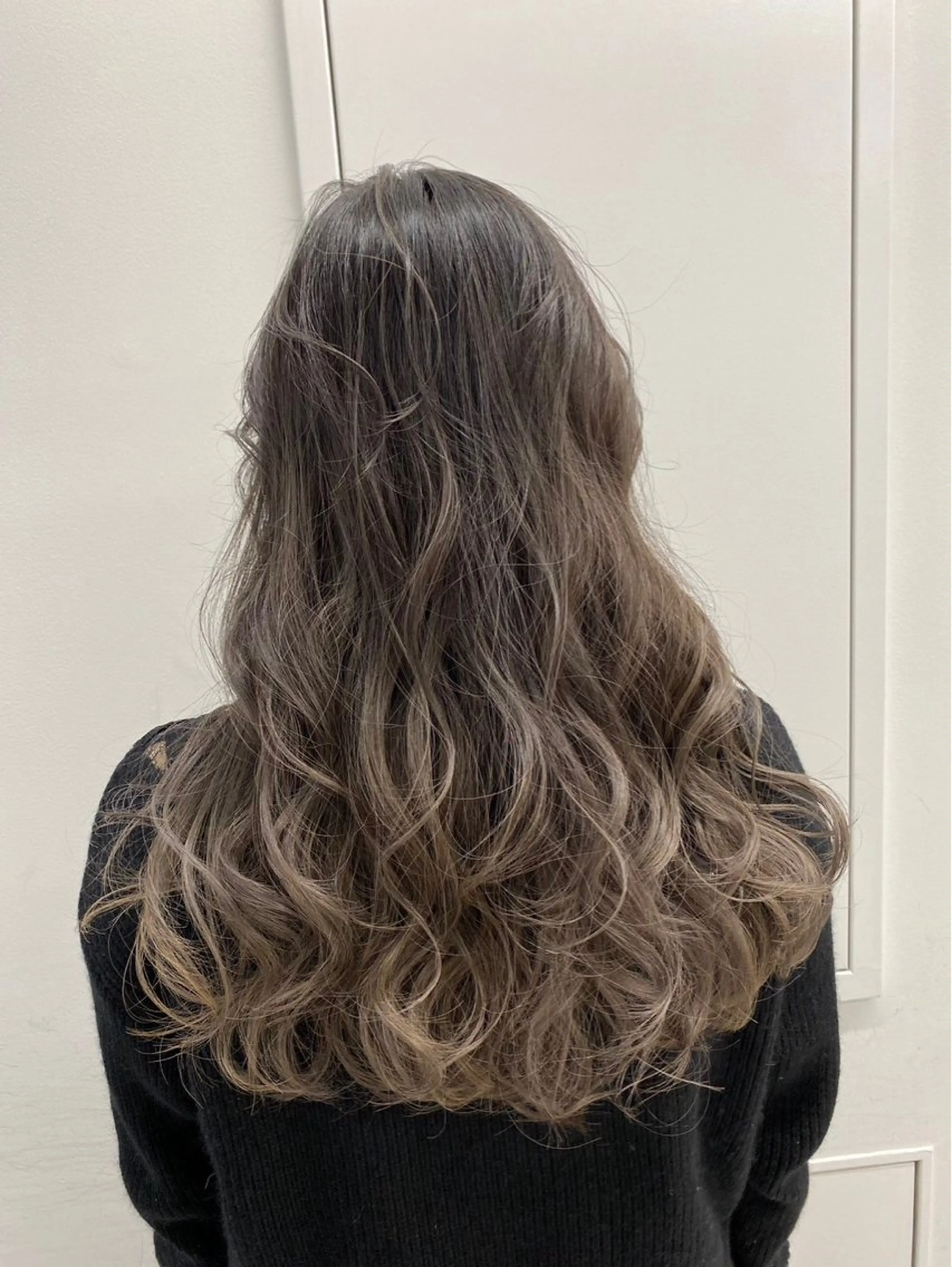 ロング カラー パーマ ロング amble luxe 髪質改善 💕のヘアスタイル