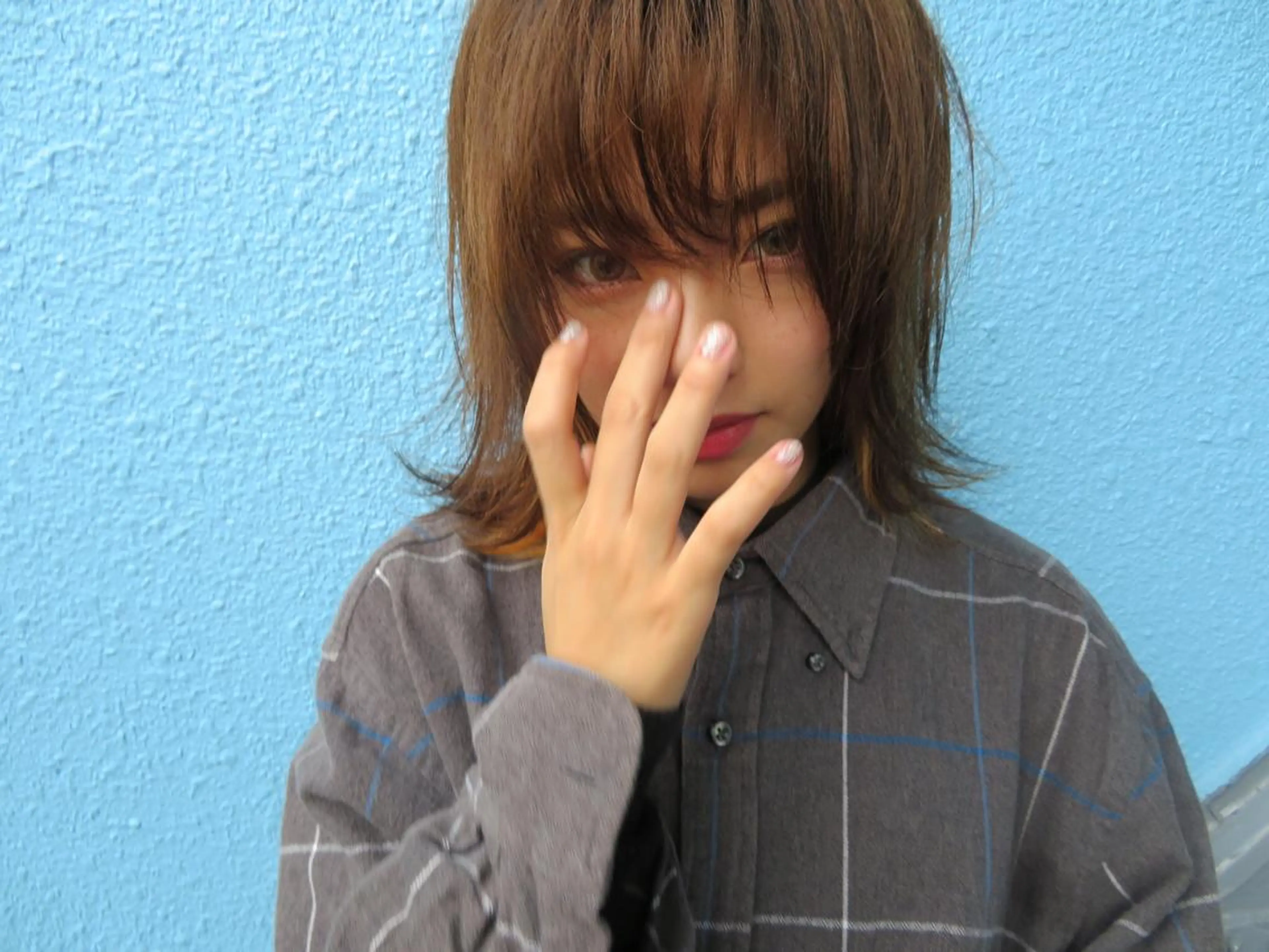 ショート ミディアム セミロング ロング カラー ヘアアレンジ ベージュカラー 外国人風カラー 外ハネヘア レイヤーカット BLend 渋谷のヘアスタイル