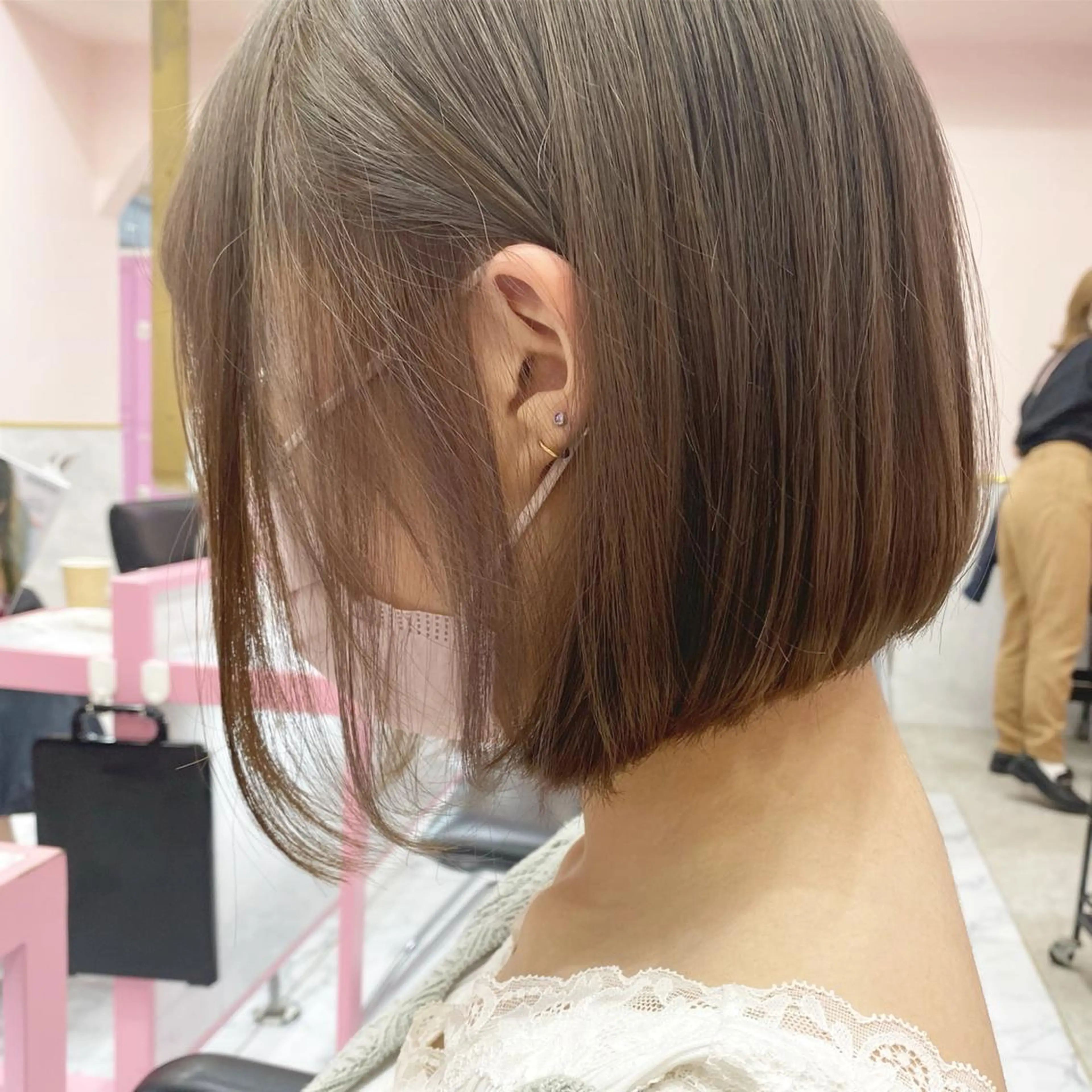 ショート カラー カット ヘアカラー SALOWIN横浜所属・𓍯韓国style/ 髪質改善𓍯中村和希のヘアスタイル