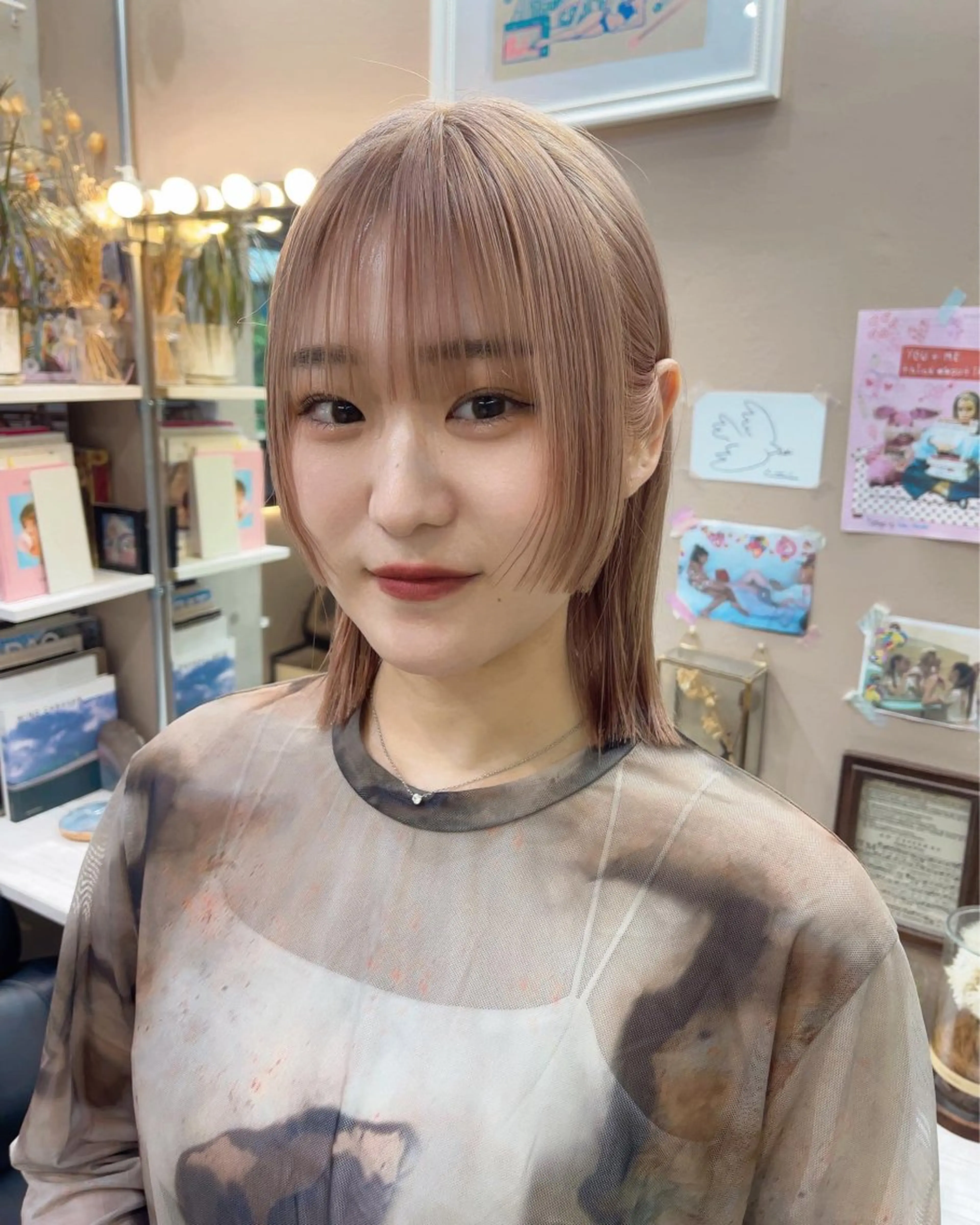 ショート カラー カット ヘアカラー トリートメント MIES amane(アマネ)のヘアスタイル