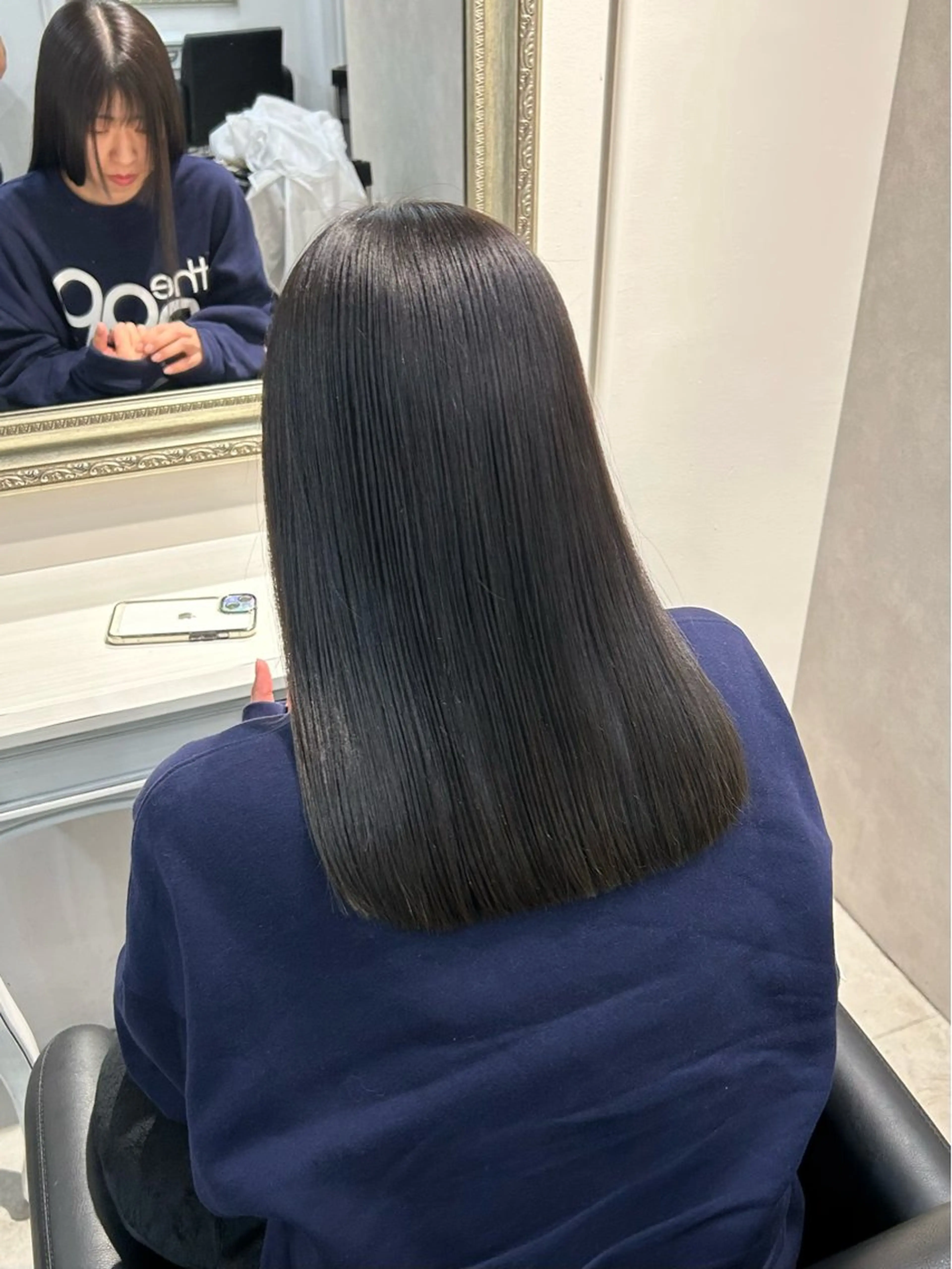 ミディアム カット ヘアカラー トリートメント cien 【堀江】 eriのヘアスタイル