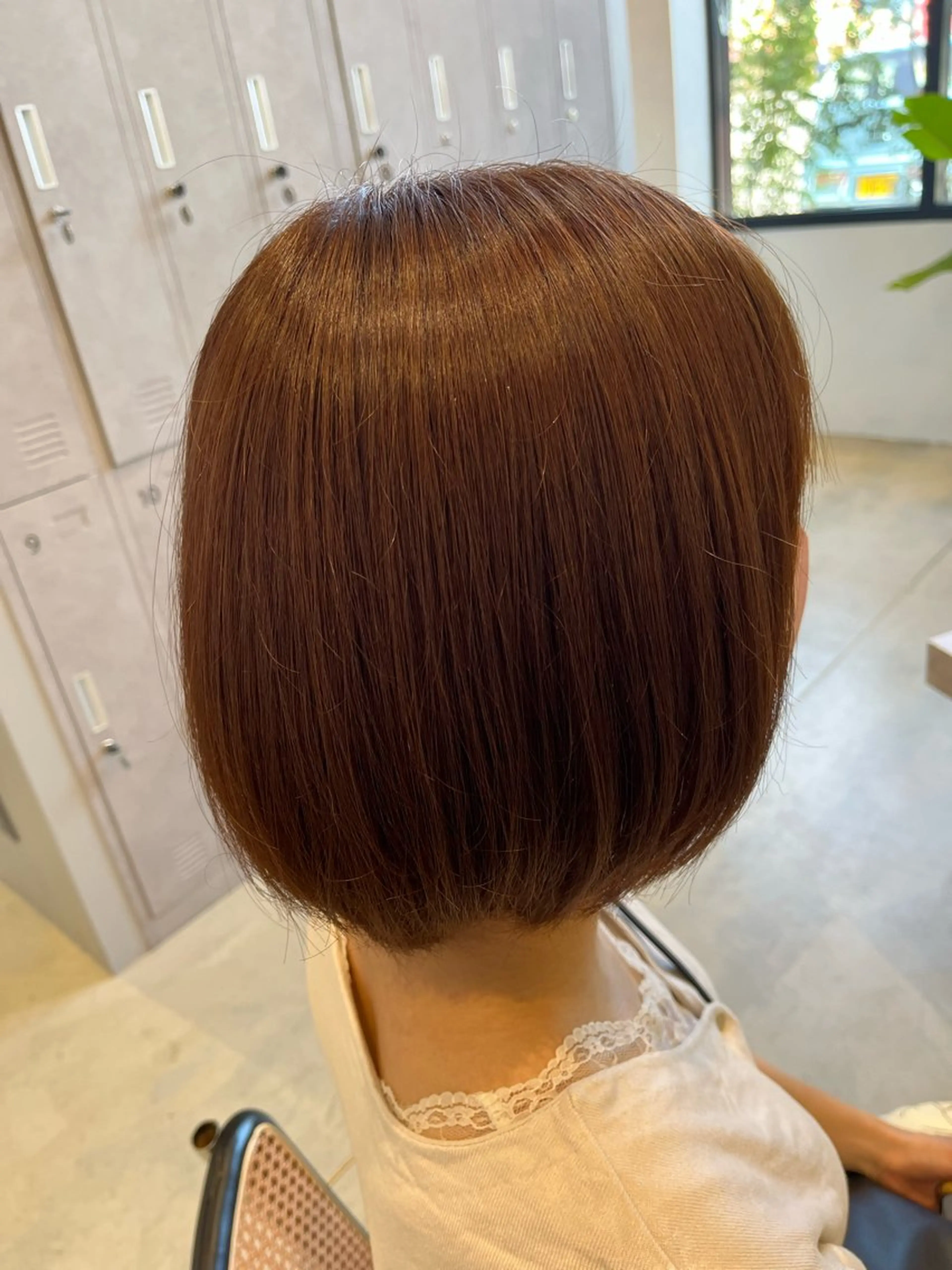 カラー アッシュ アッシュブラウン ブラウンカラー 斉藤 果音のヘアスタイル