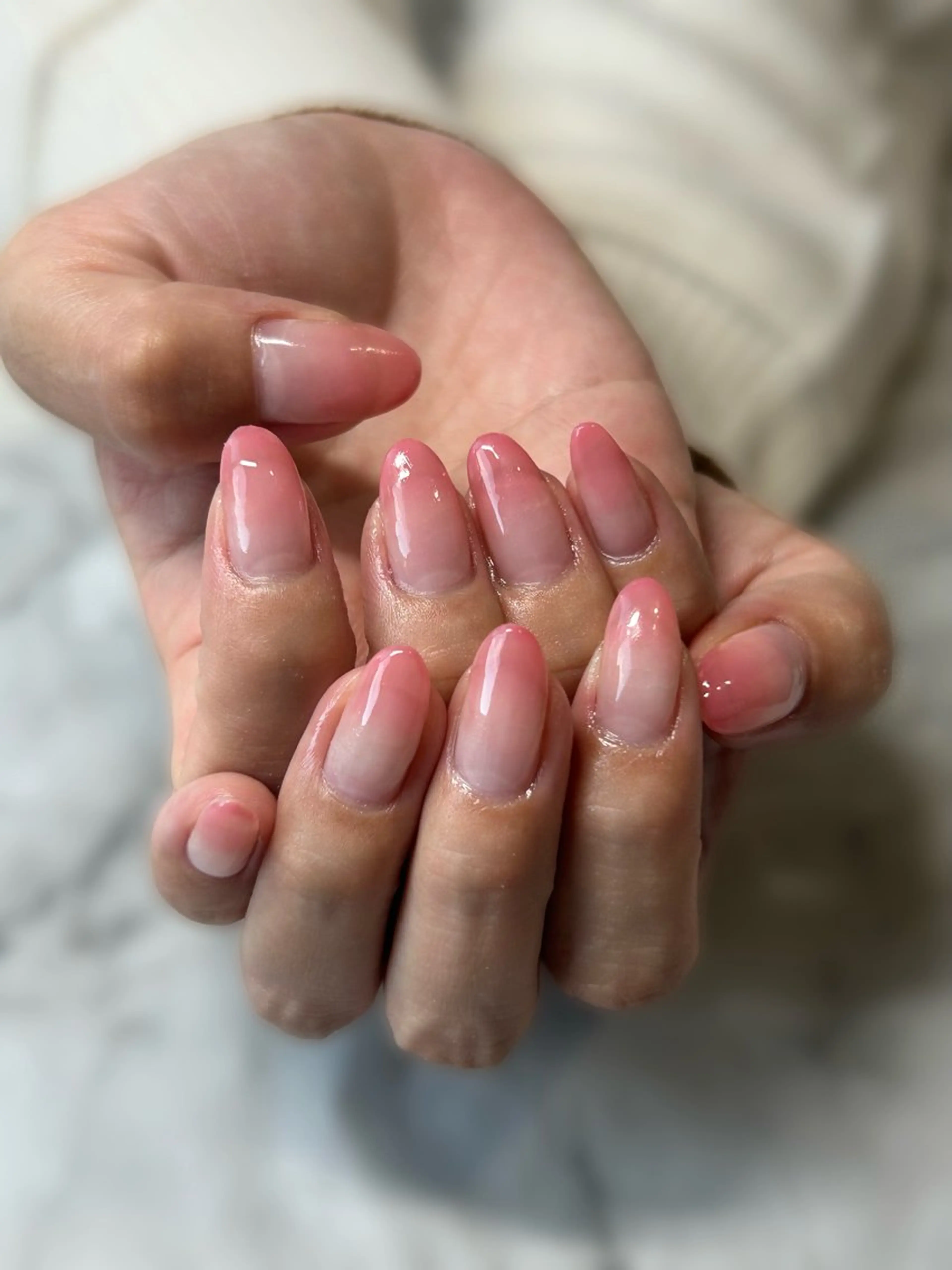 ネイル グラデーション 長さ出し専門HALE NAIL さとうのネイルデザイン