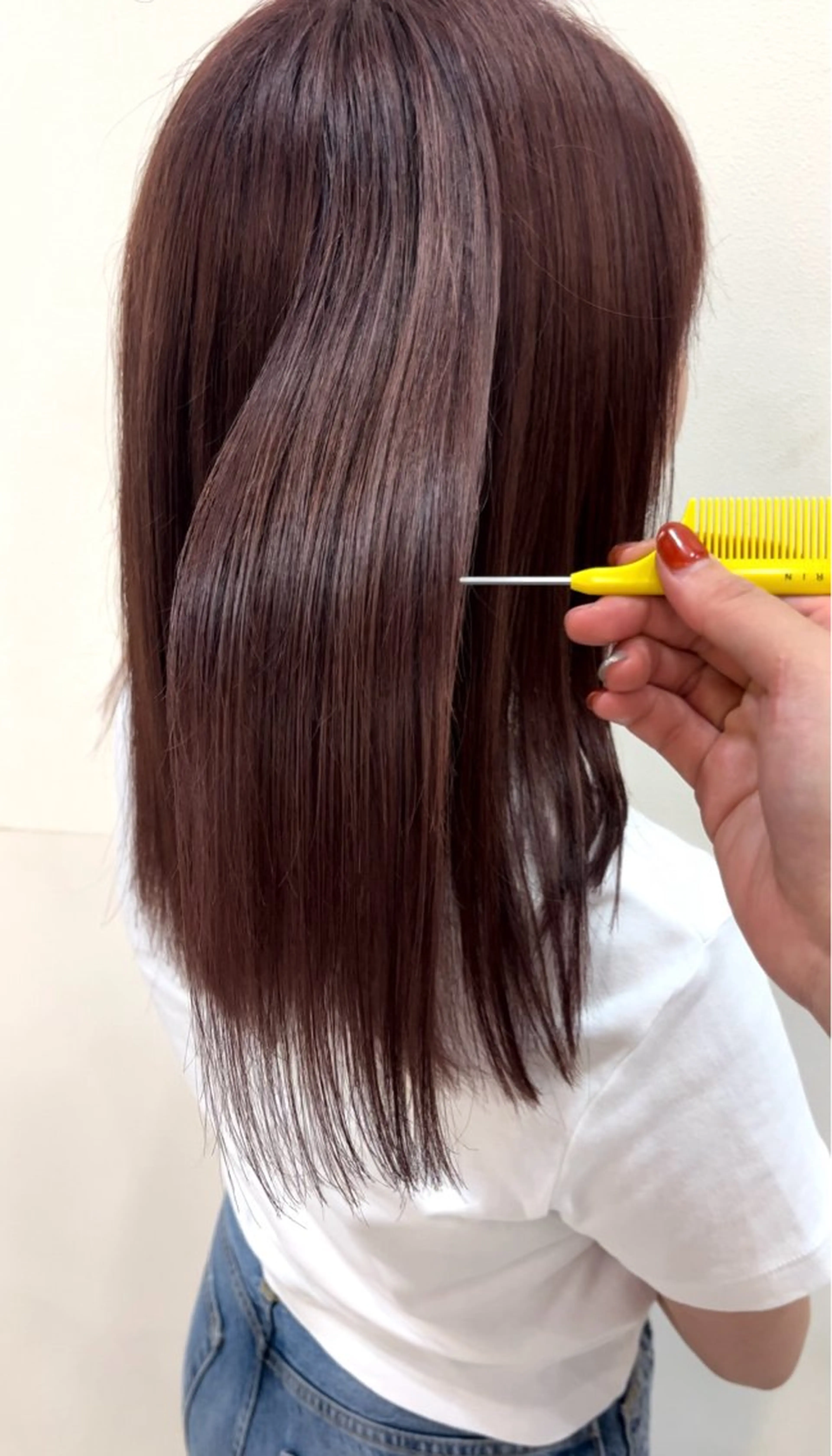 セミロング トリートメント カット/暖色カラー/ rikako🌻のヘアスタイル