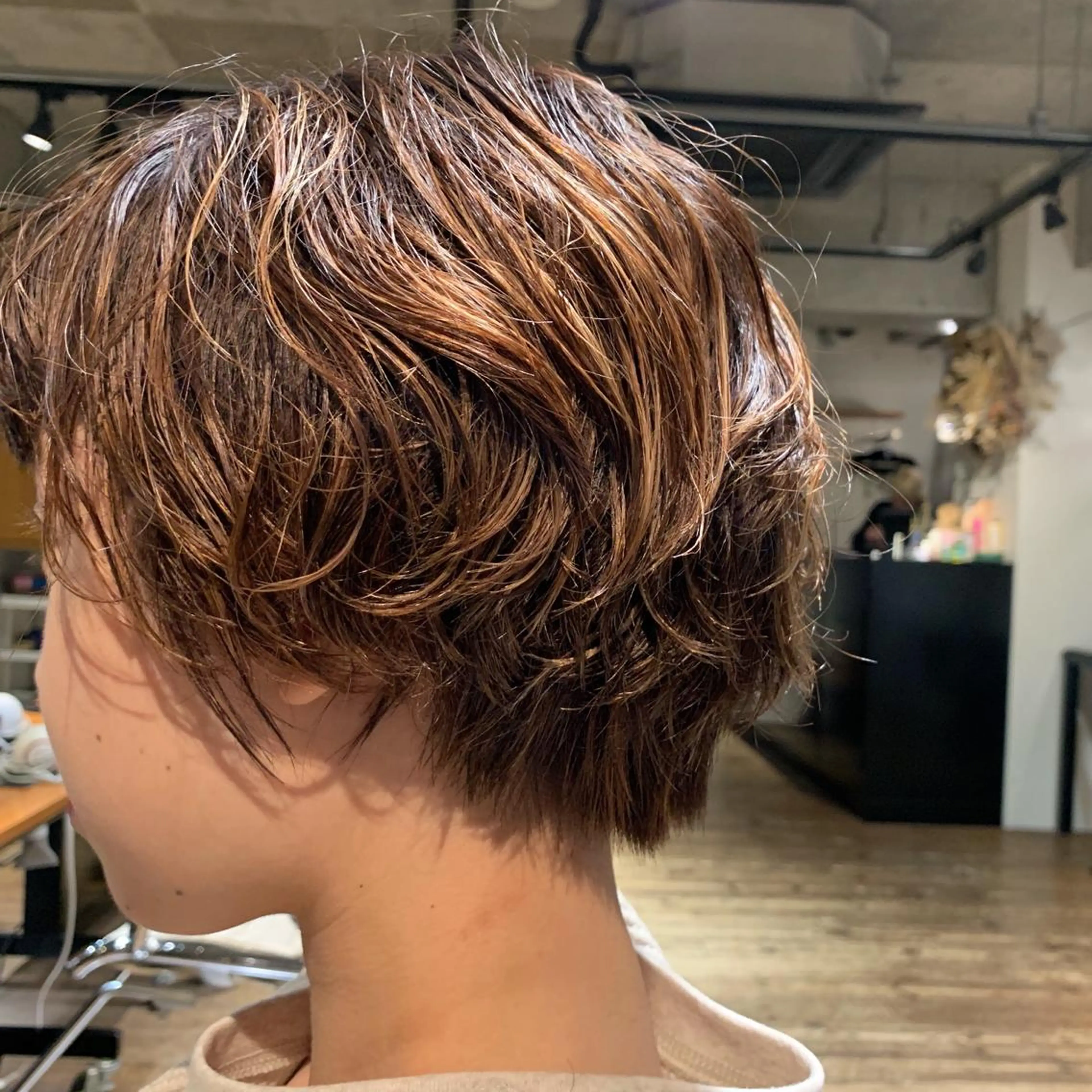 ショート パーマ カット パーマ よしだ とおいのヘアスタイル