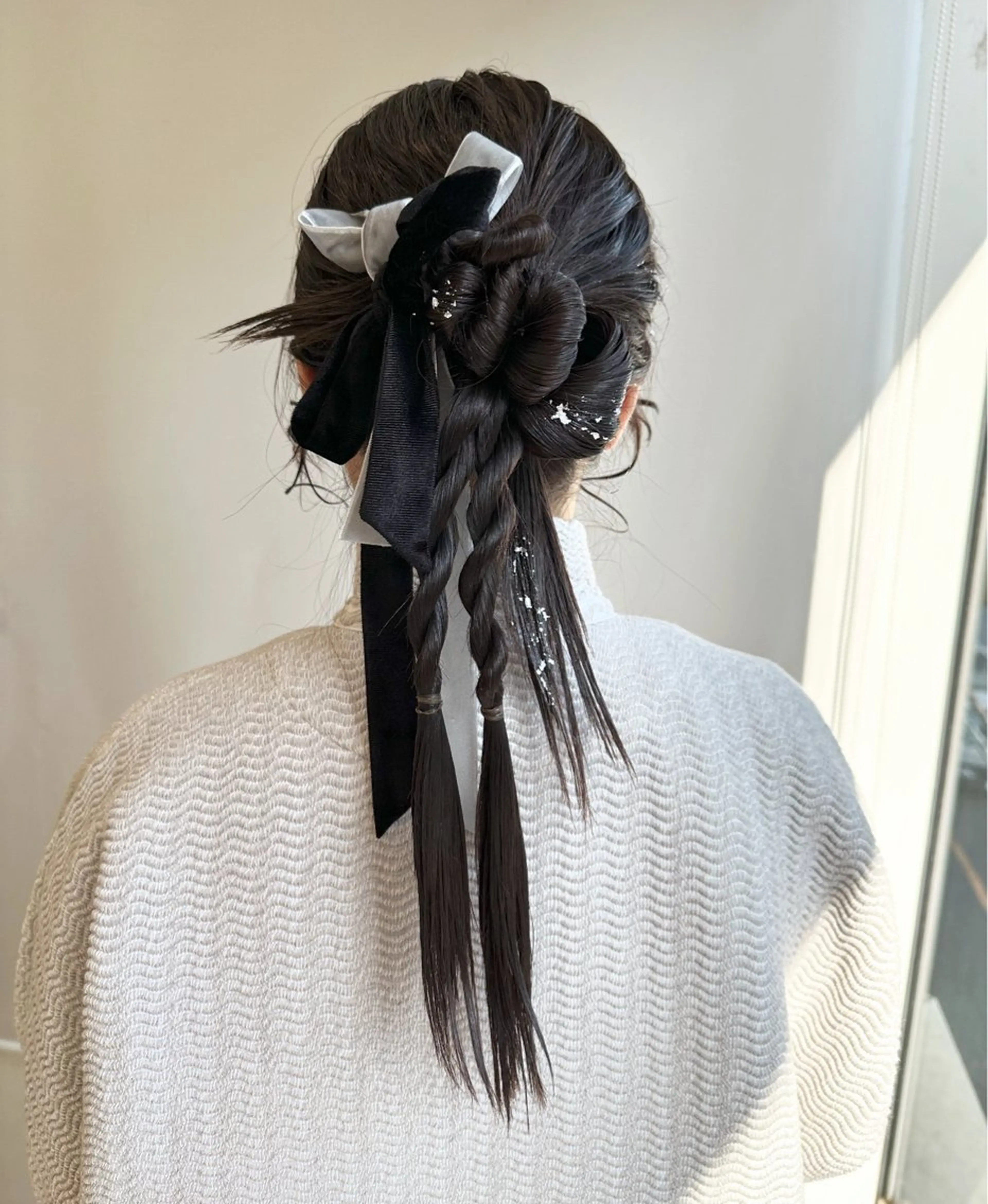 ロング ヘアアレンジ ヘアセット hibiki/セット /透明感カラーのヘアスタイル