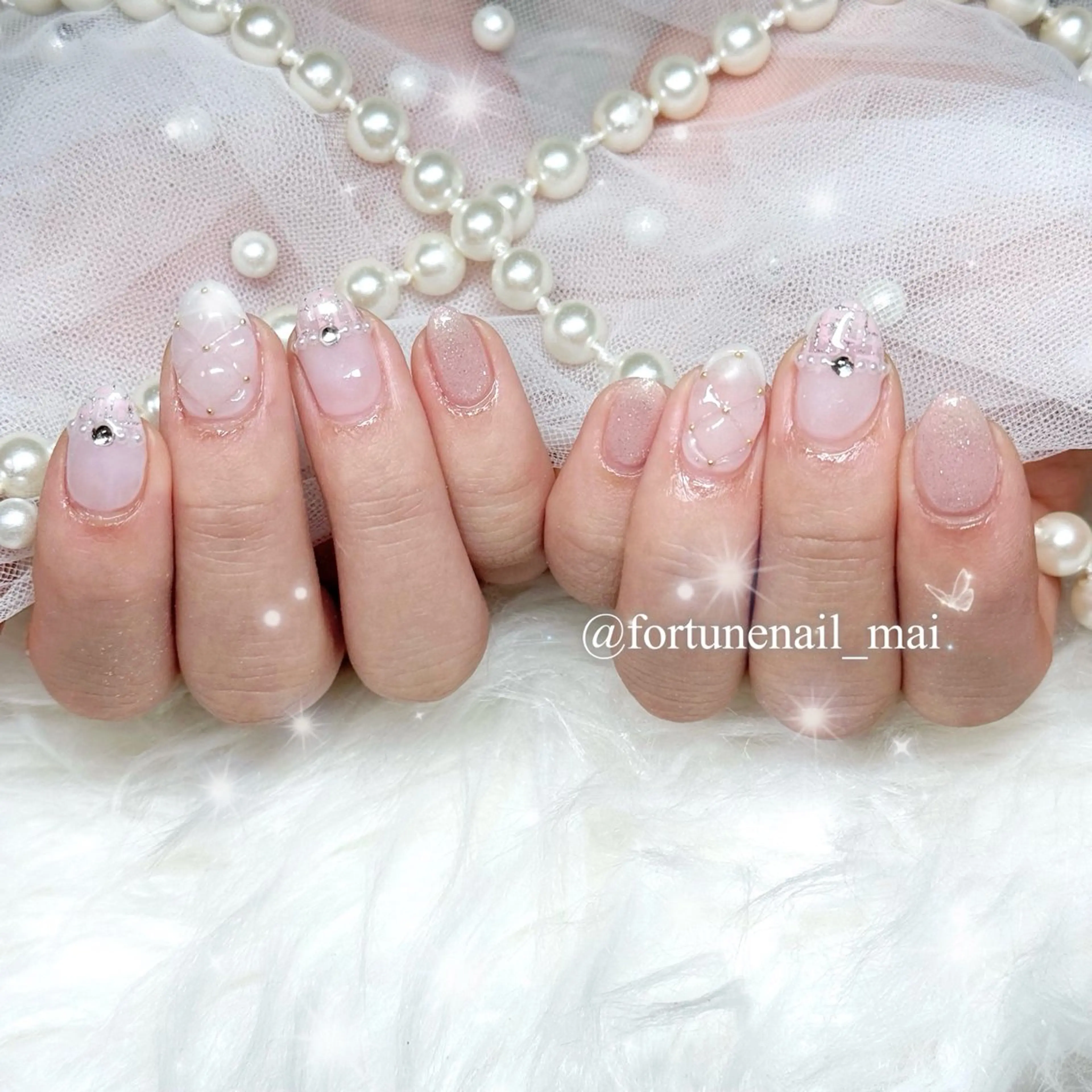 ネイル ハンドネイル 🎀Mai 🎀11/25🈳のネイルデザイン