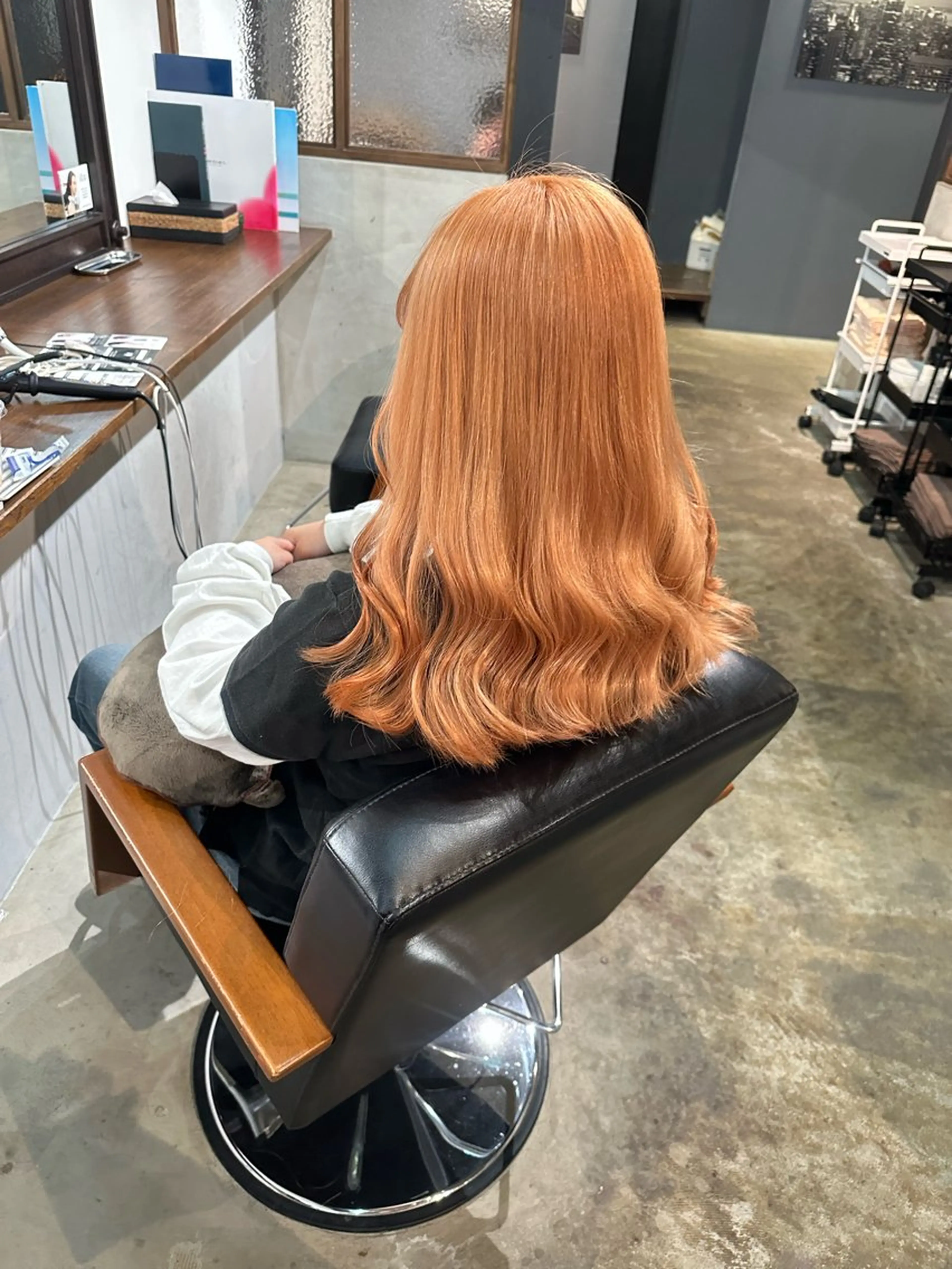 ロング ヘアカラー Baby美容師 Ninaのヘアスタイル