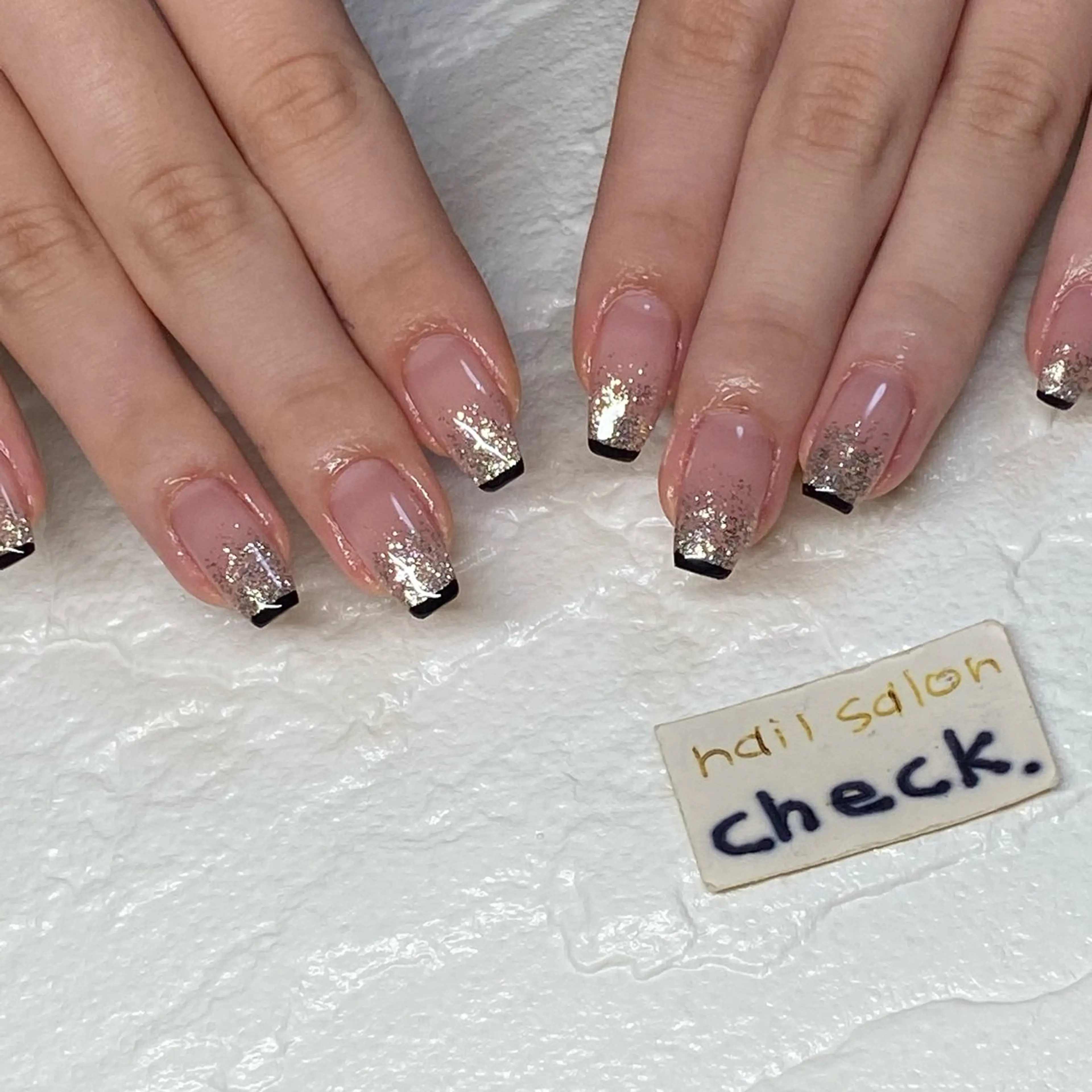 ネイル アートネイル ニュアンスネイル スカルプネイル 春ネイル 夏ネイル ーCHECKー ちあきのネイルデザイン