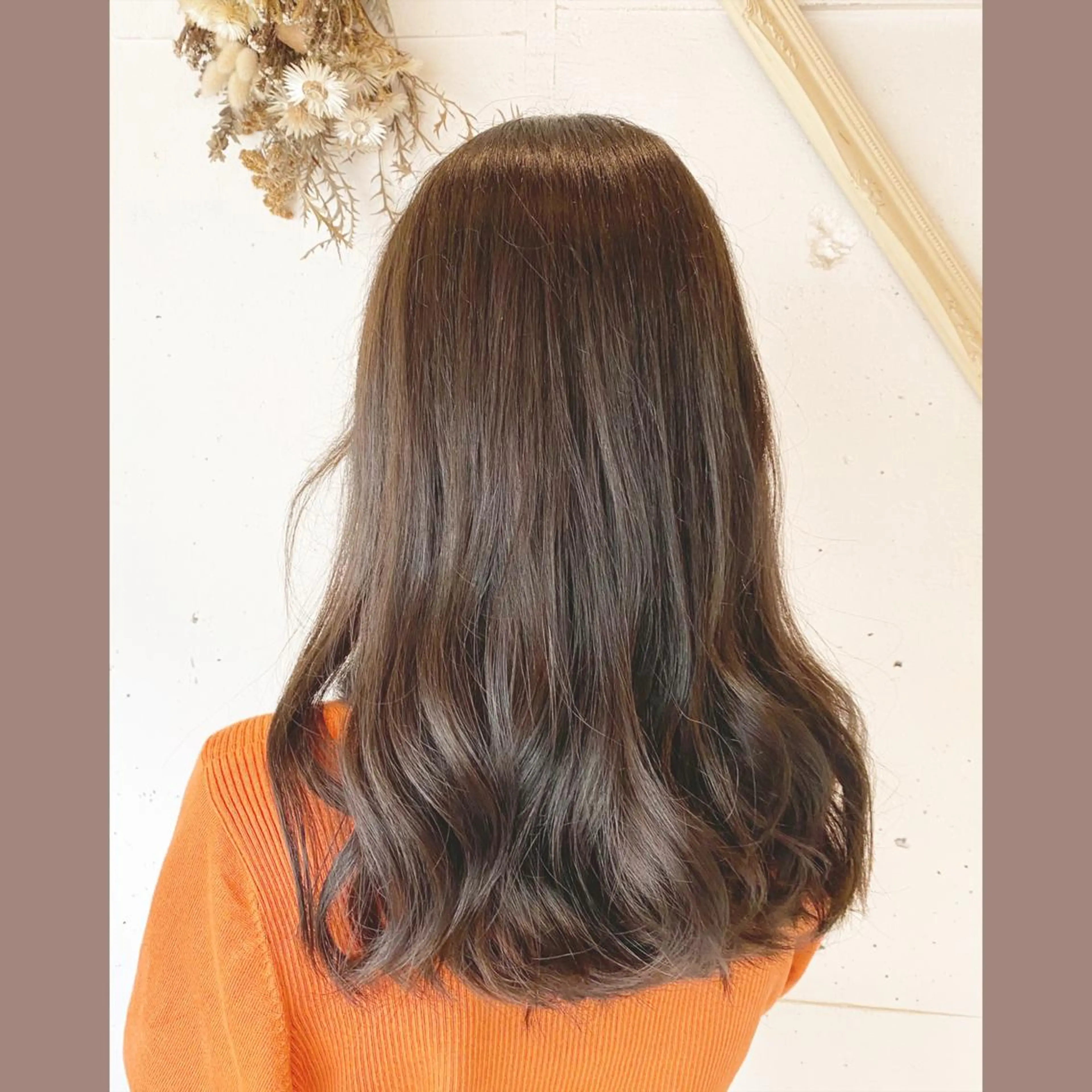 セミロング 𓅰なかがわ ふみな𓅯のヘアスタイル