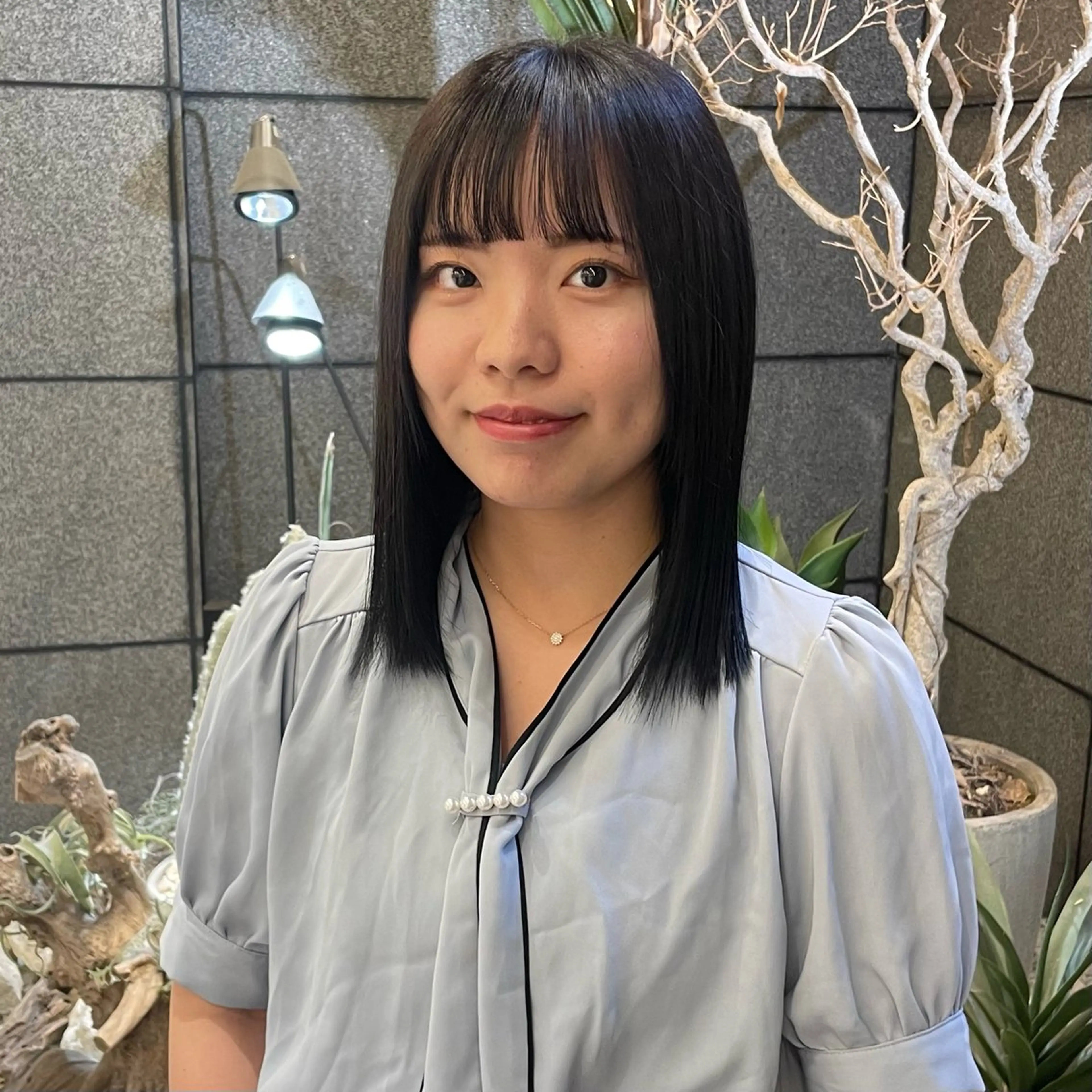 カラー 透明感カラー/ 縮毛矯正/ユイ☆彡のヘアスタイル