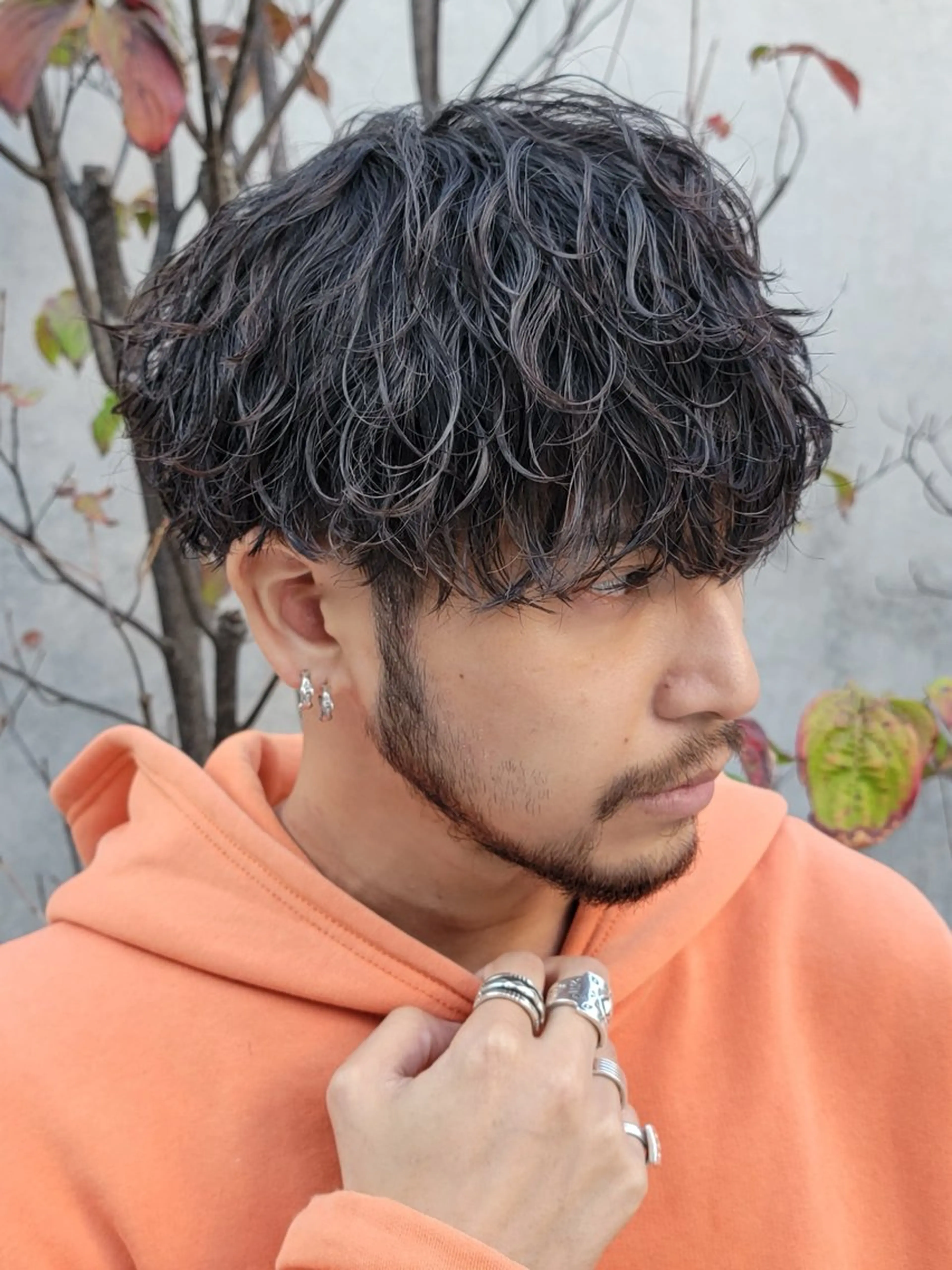 ショート パーマ メンズ fifthメンズ原宿 波巻きパーマ平居俊太のヘアスタイル