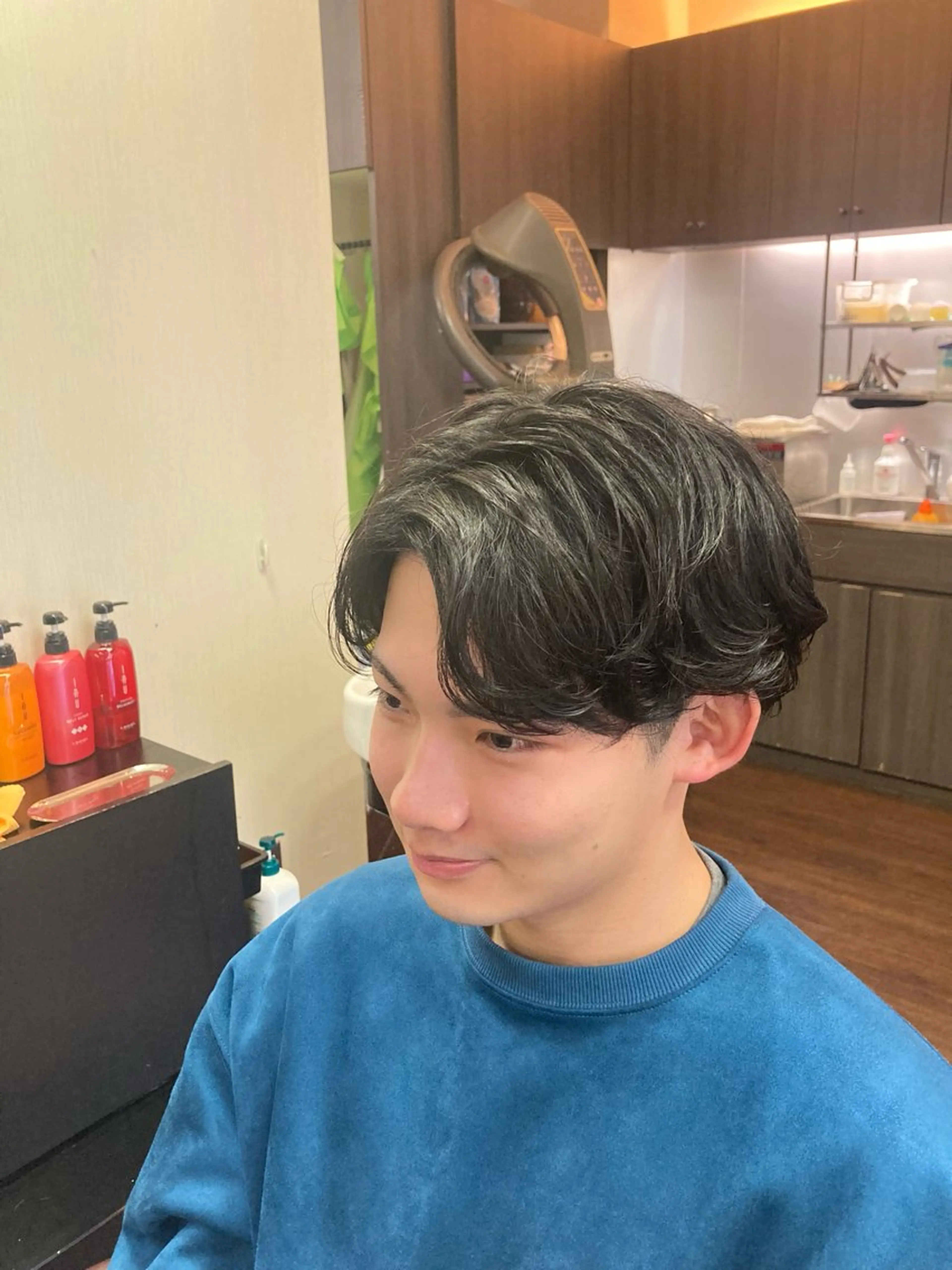 メンズ　ビジネスヘアの写真