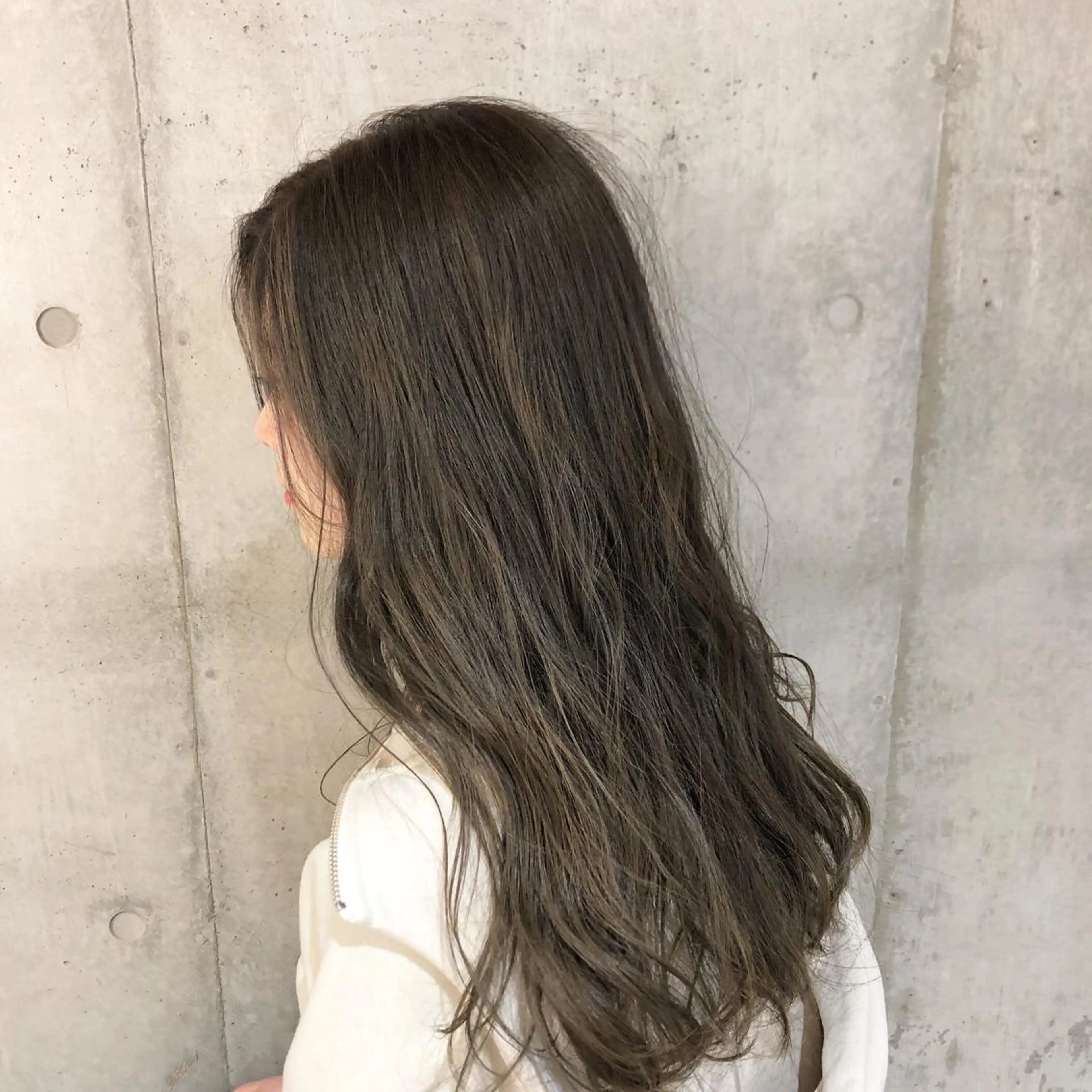 ロング 顔周りカット/髪質改 善/新宿/畑中稔里のヘアスタイル