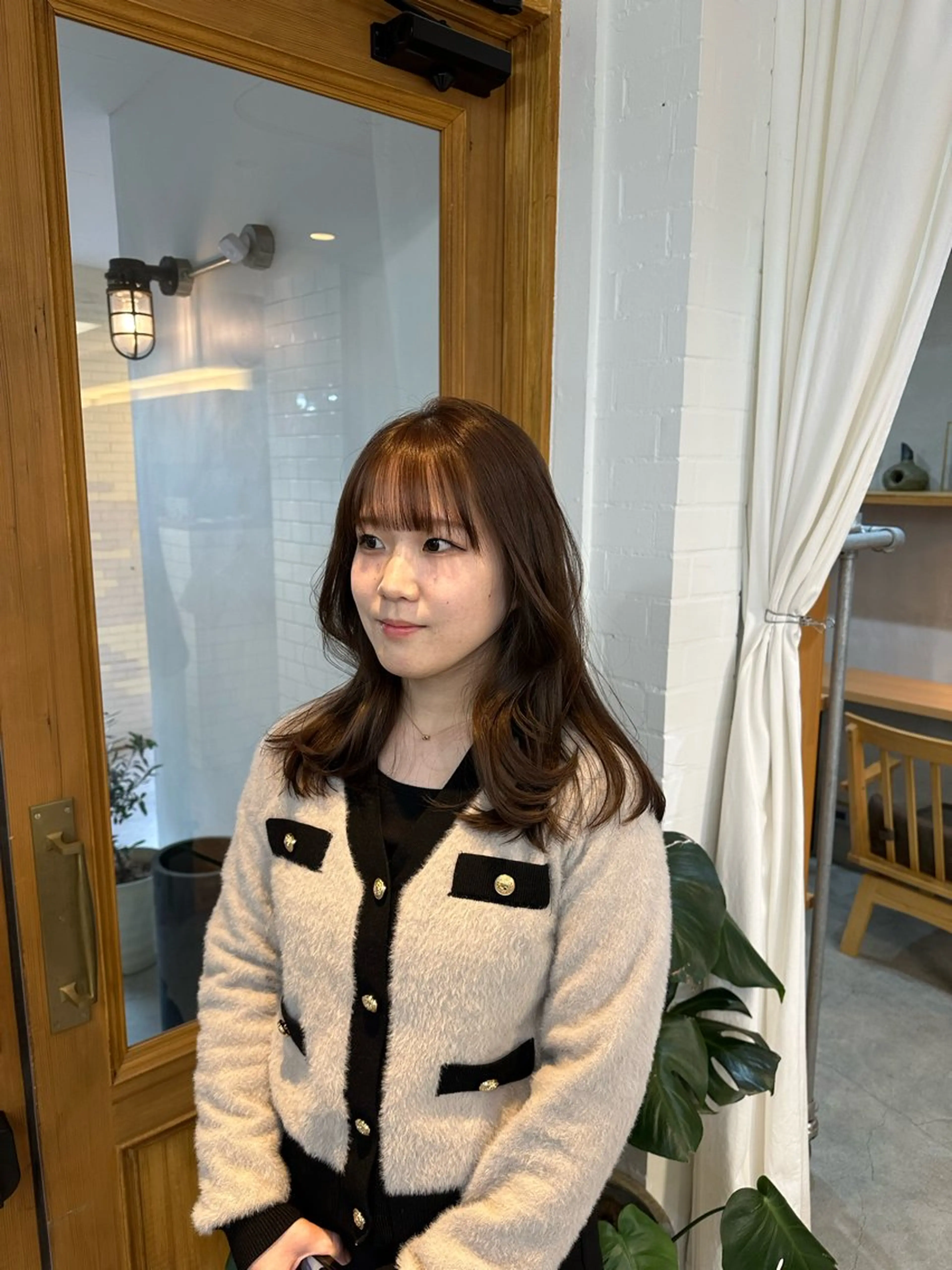 セミロング 【縮毛矯正＆髪質改善 特化】/川上 結愛のヘアスタイル