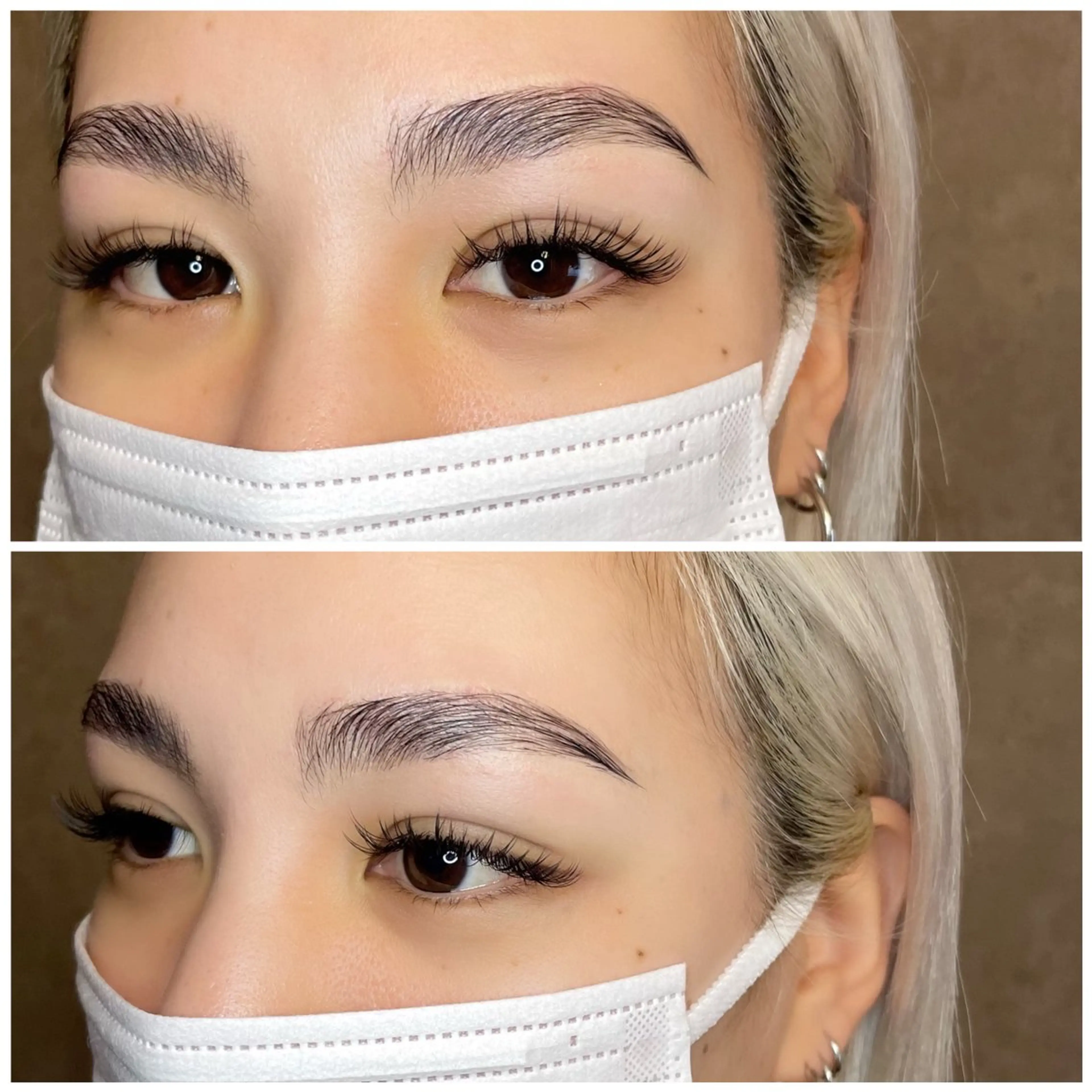 マツエク・マツパ アイブロウ ハリウッドブロウリフト フラットラッシュ マツエク YUNIKO eyelashのマツエク・マツパデザイン