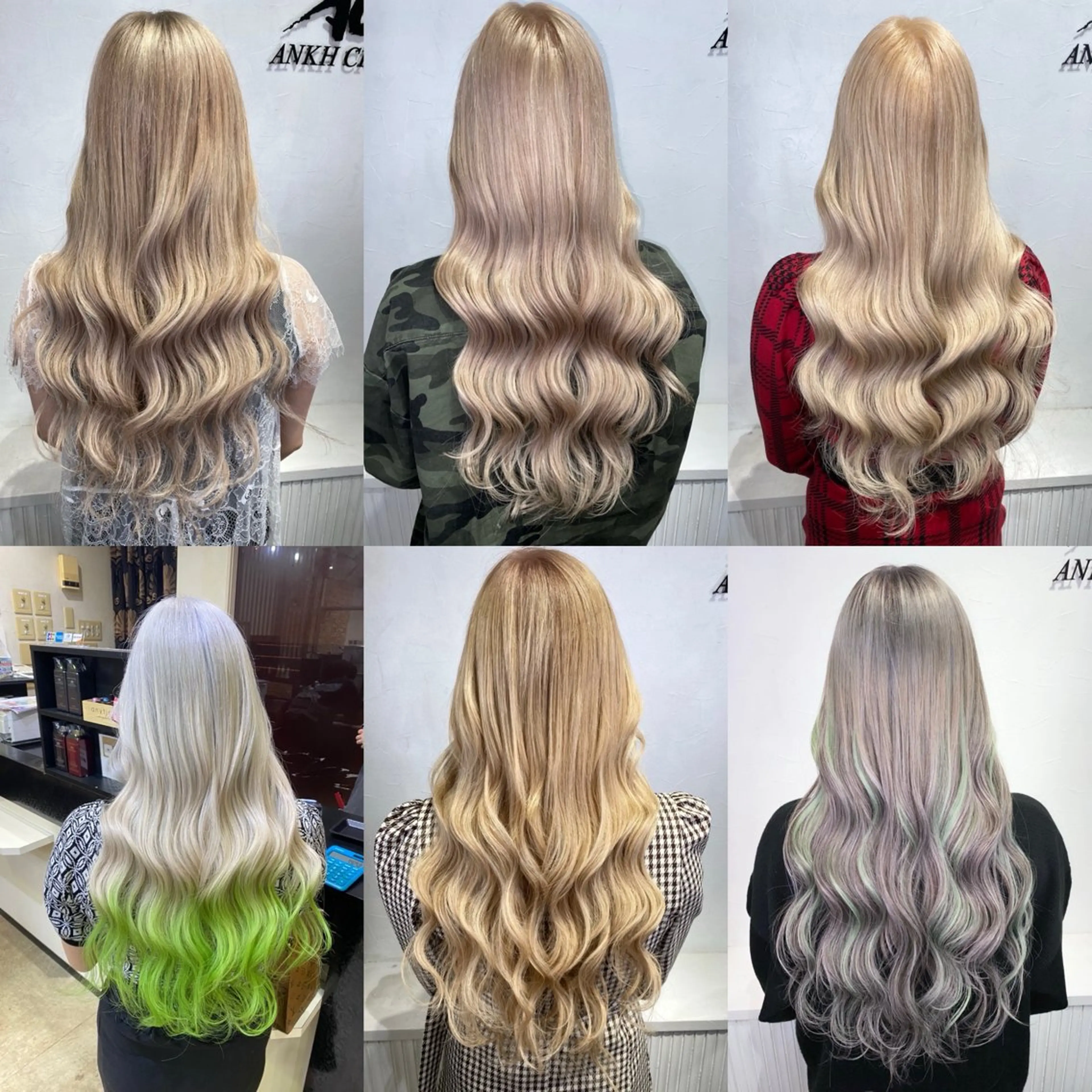 ロング カラー ブリーチ ケアブリーチ ヘアカラー アンククロス池袋北口所属・韓国ヘア🫧ブリーチ ♡YUKI🌼のヘアスタイル