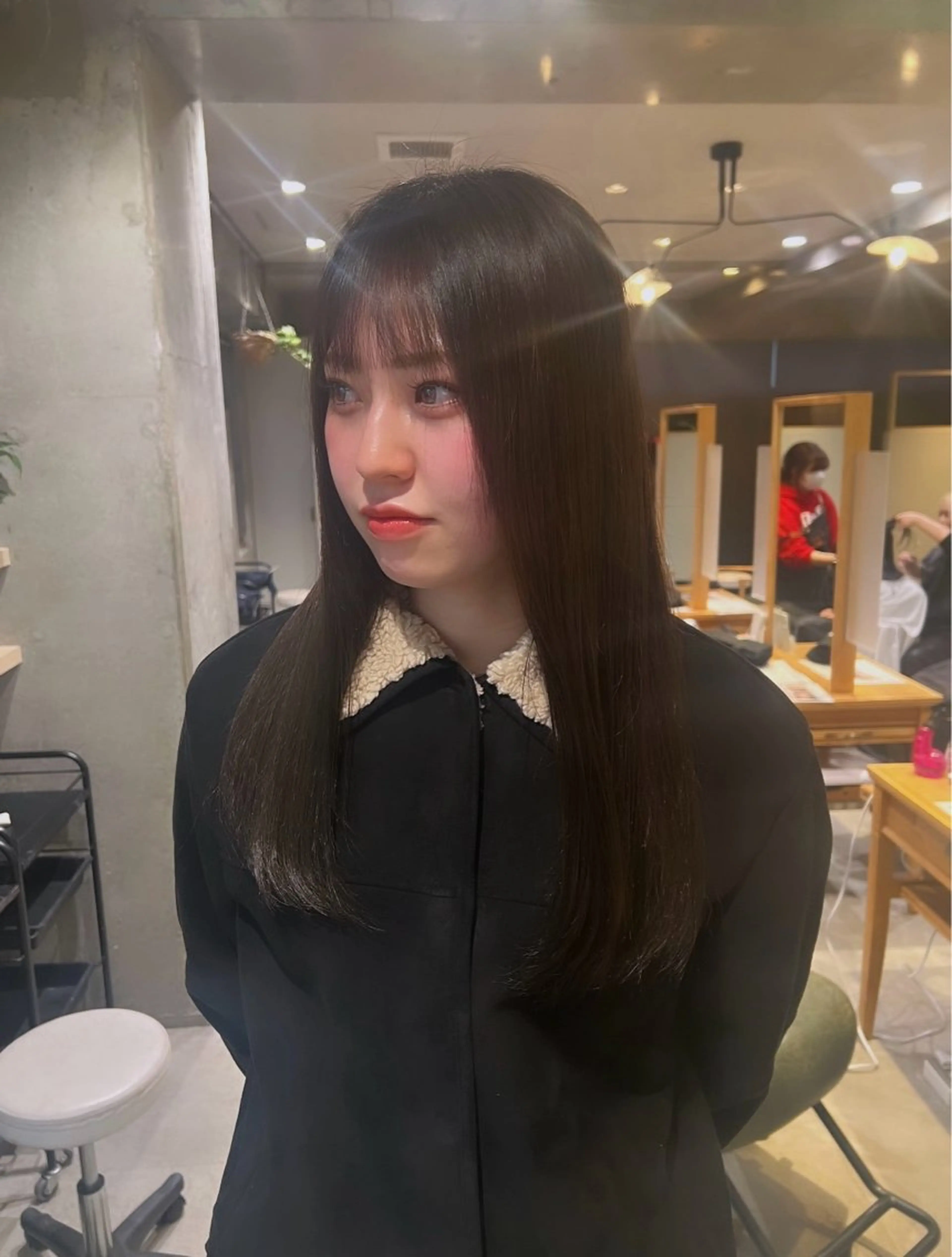 ロング ダン/メンズ/ 顔周り×透明感カラーのヘアスタイル