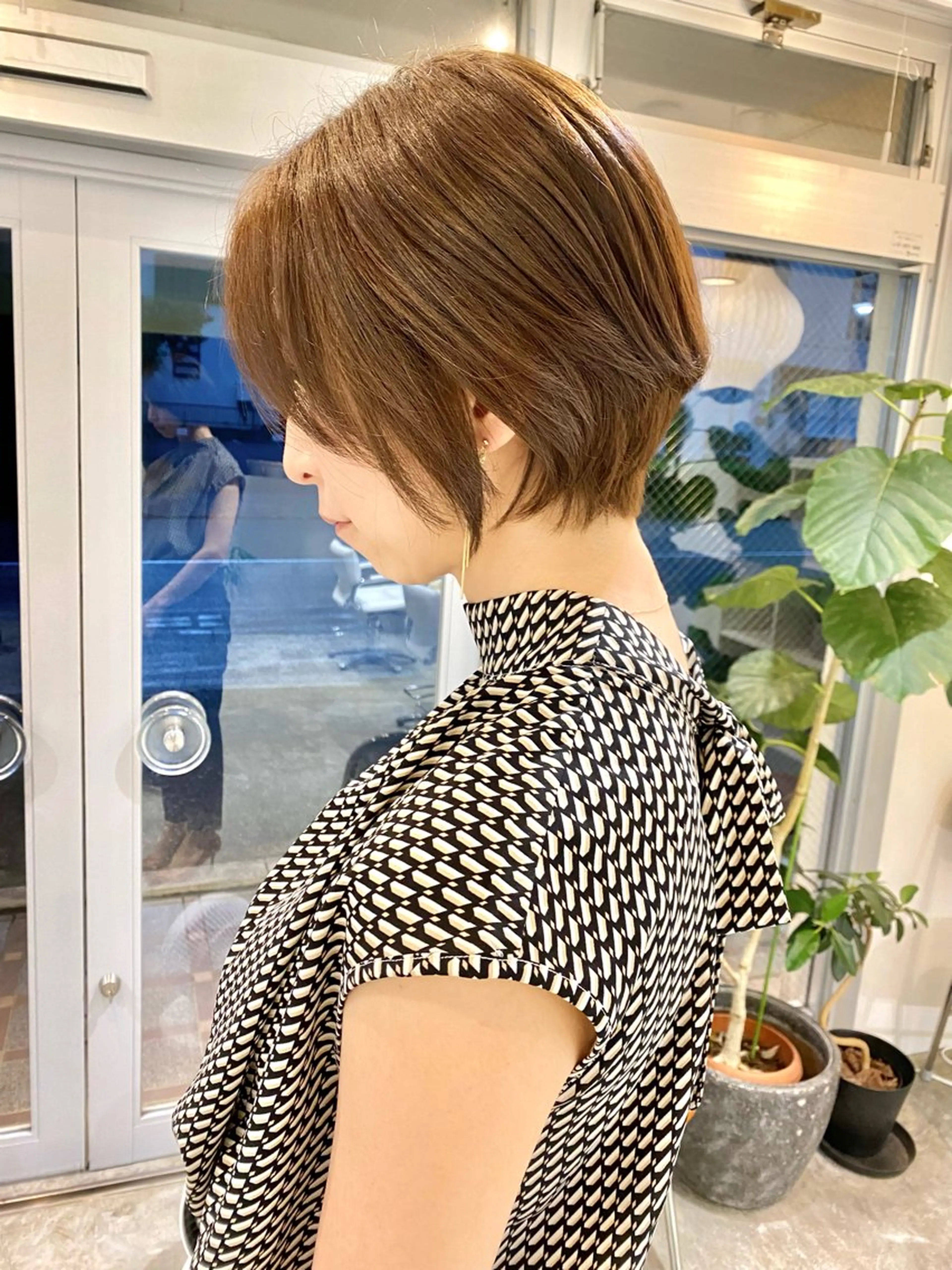 ショート カット ヘアカラー トリートメント Sabby所属・氏川洸希 パーマのヘアスタイル