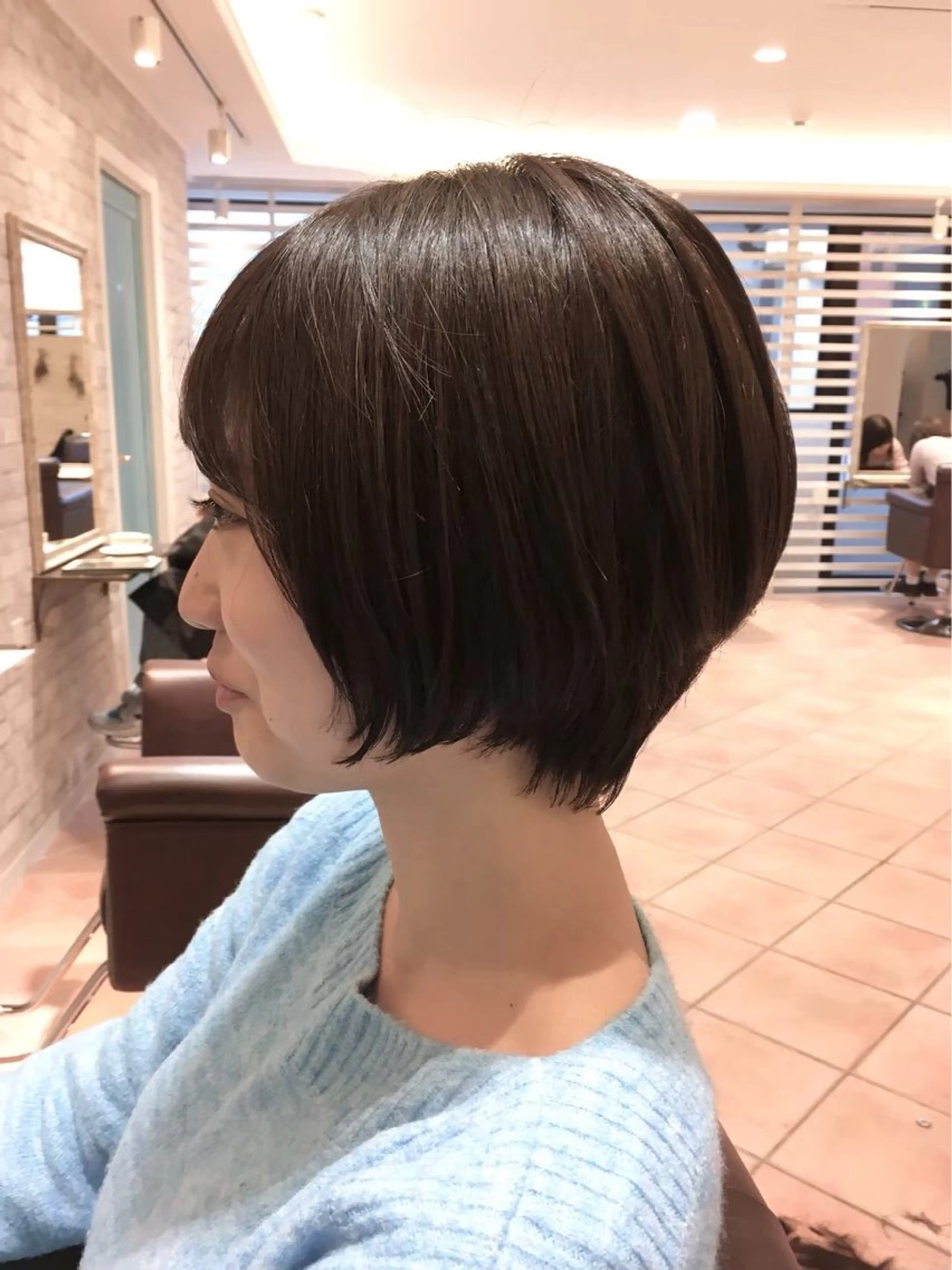 ショート ハイライト 髪質改善 縮毛矯正 トリートメント 艶髪/髪質改善/ NATSUKI🍯のヘアスタイル