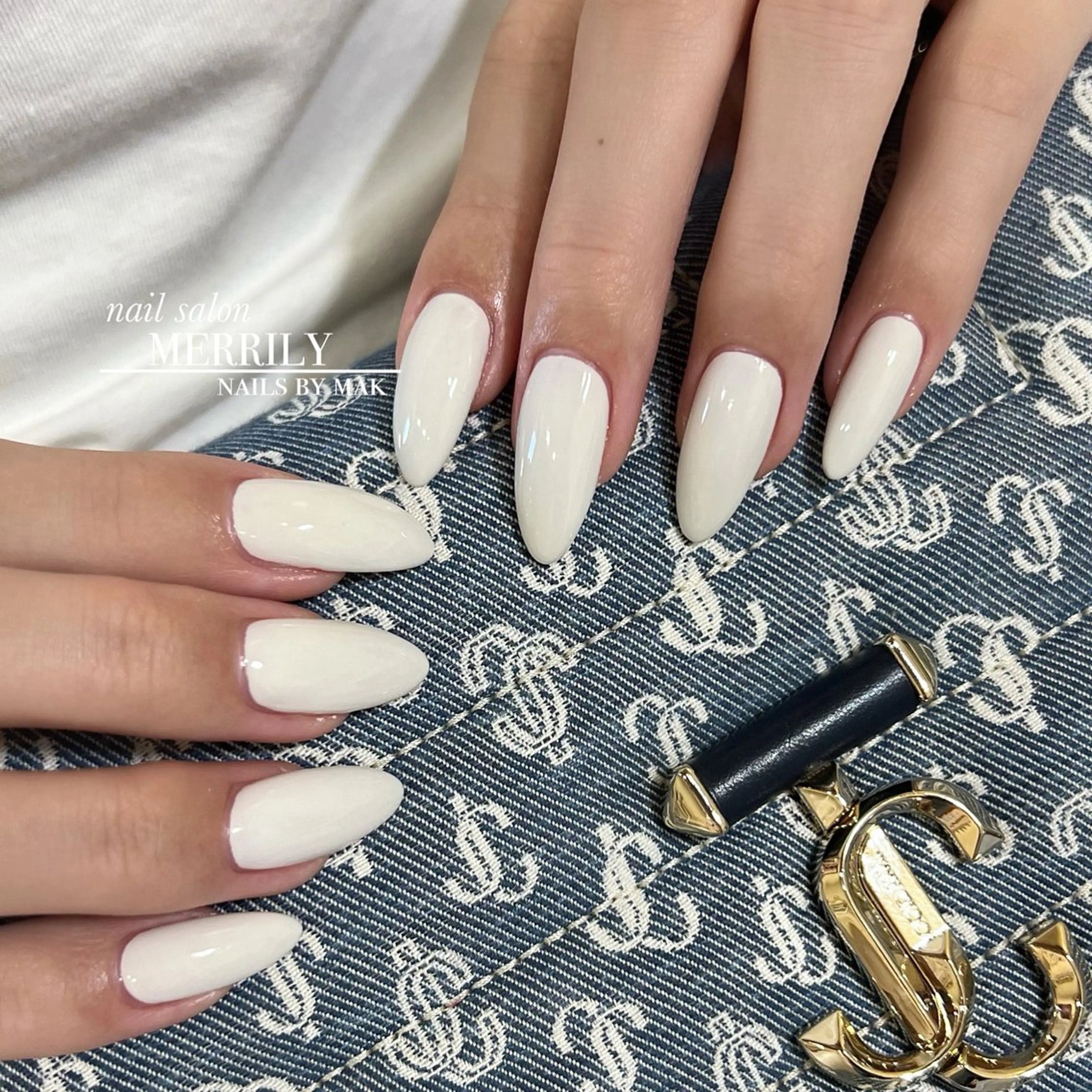 ネイル ワンカラーネイル ホワイト salon de Chéli所属・salon de Cheliのネイルデザイン